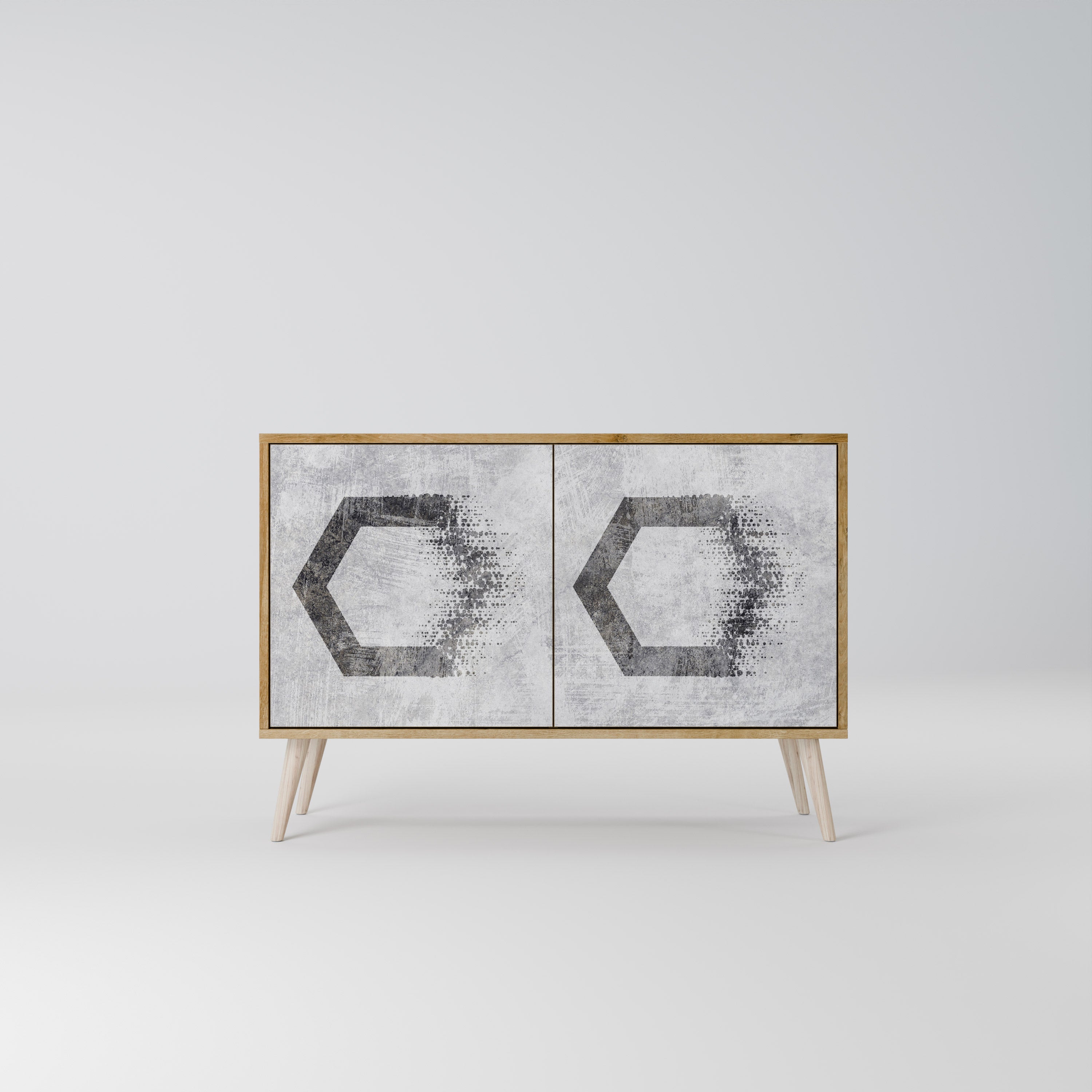 HEXAGONAL FIGURES 2-Door Sideboard