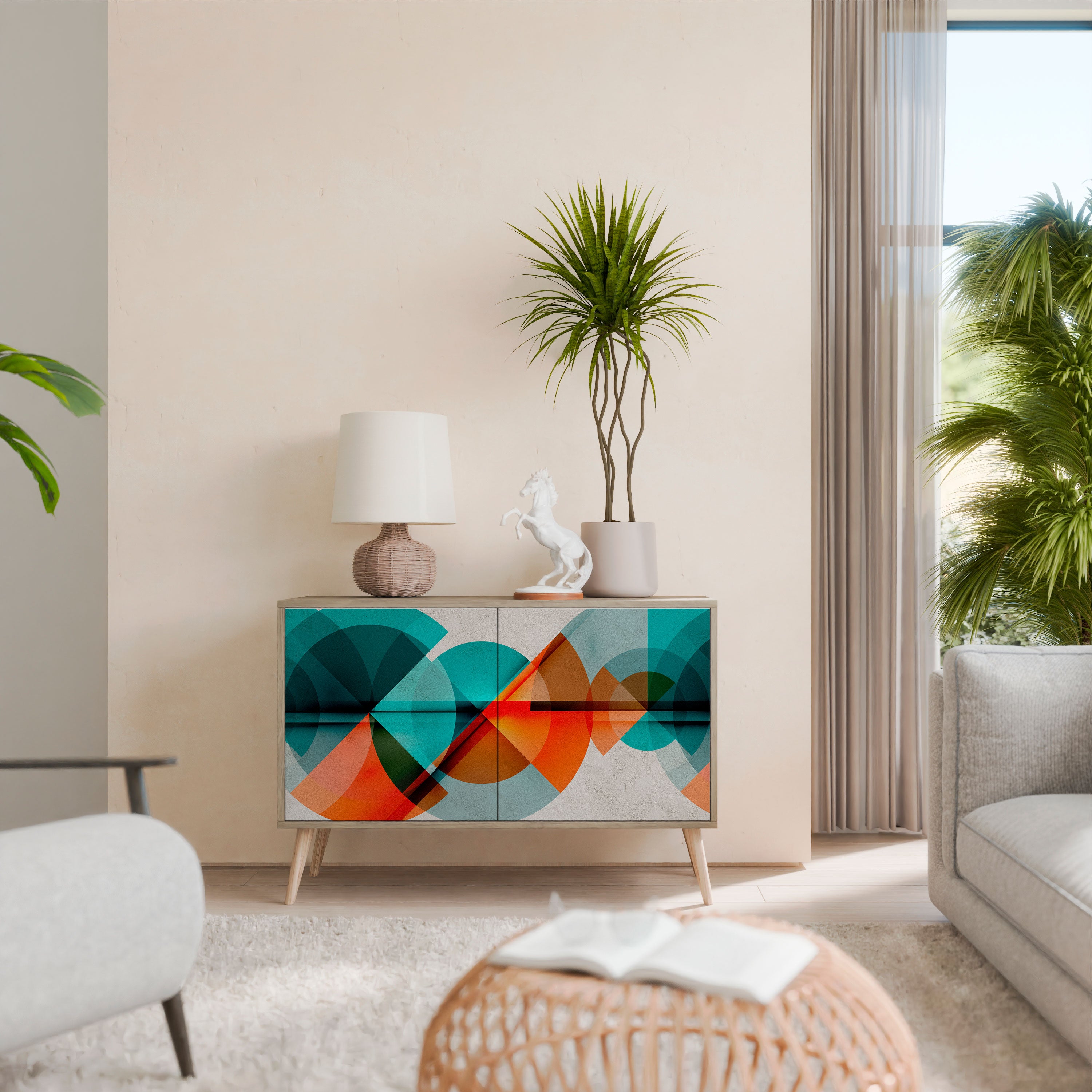 CIRCULAR RHAPSODY 2-Door Sideboard