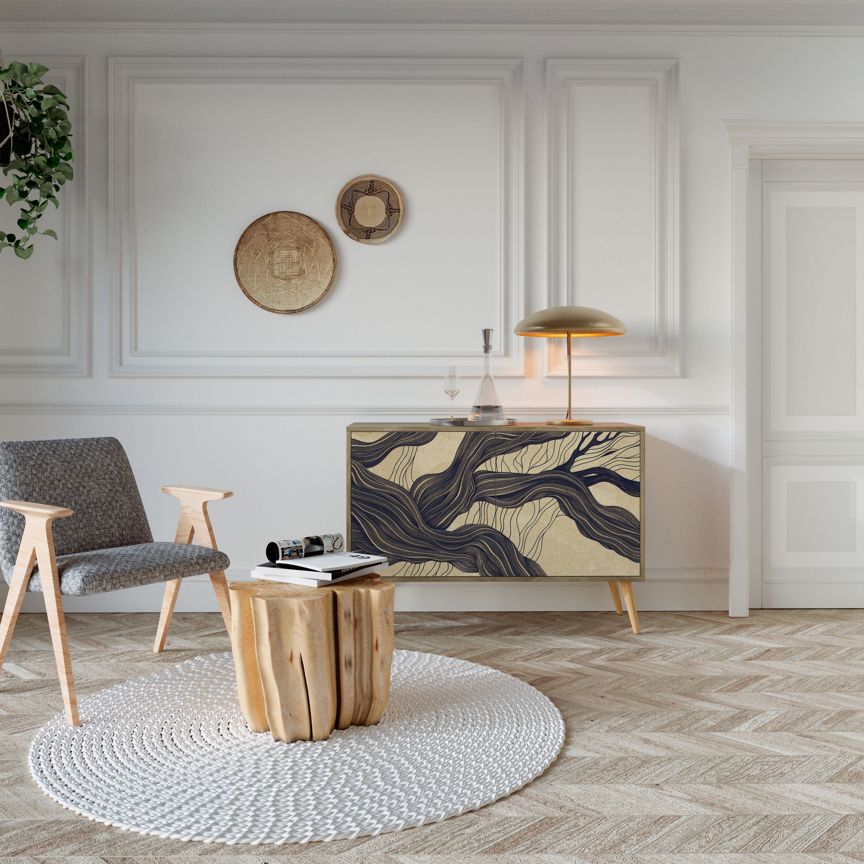 UNIFIED FRAGMENTS 2-Door Sideboard