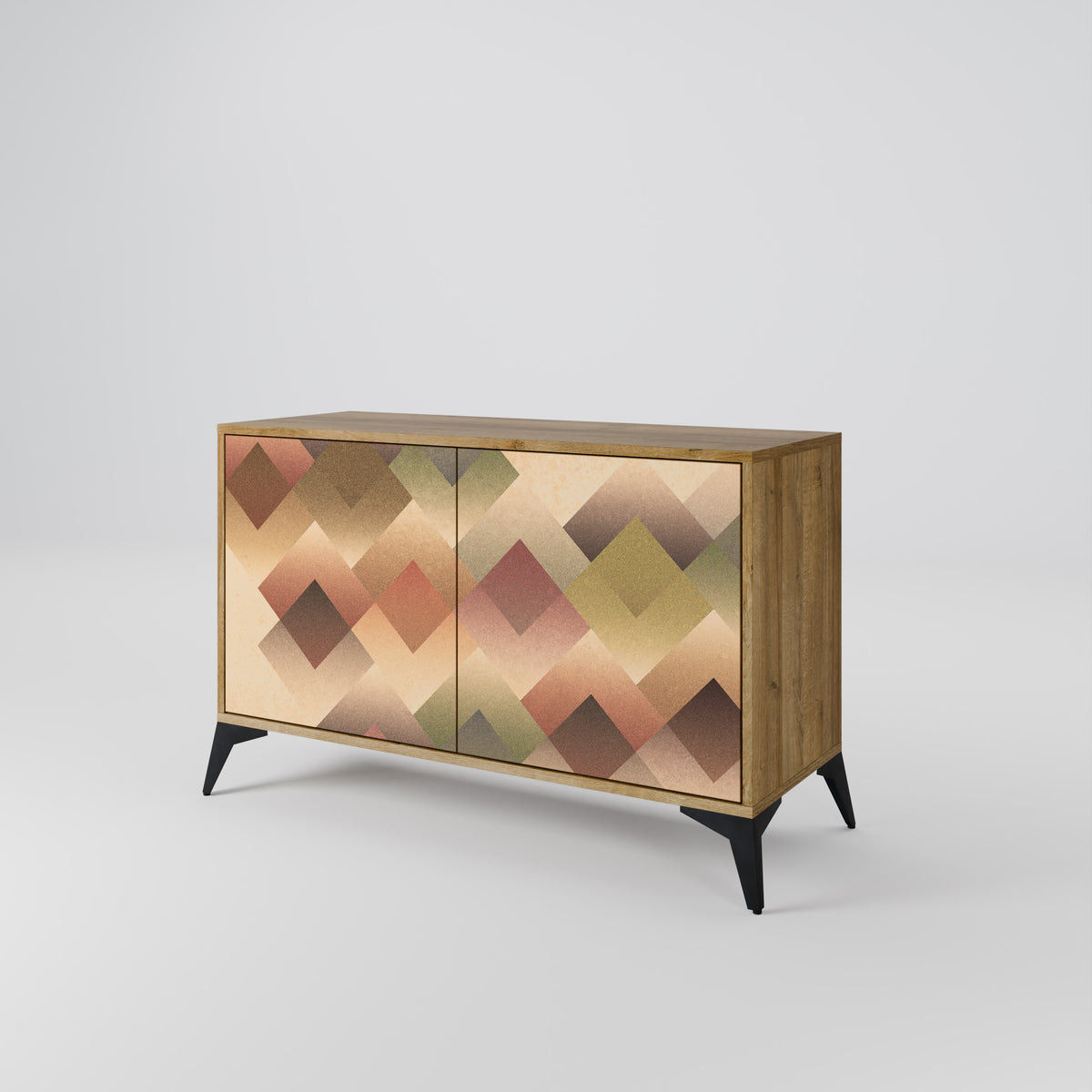 GEOMETRIC FUSION Dvoudveřová komoda