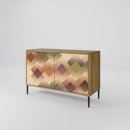 GEOMETRIC FUSION Dvoudveřová komoda