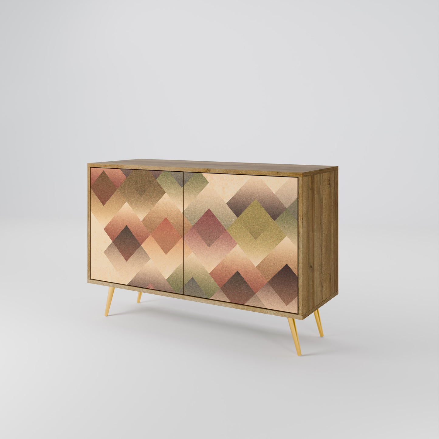 GEOMETRIC FUSION Dvoudveřová komoda