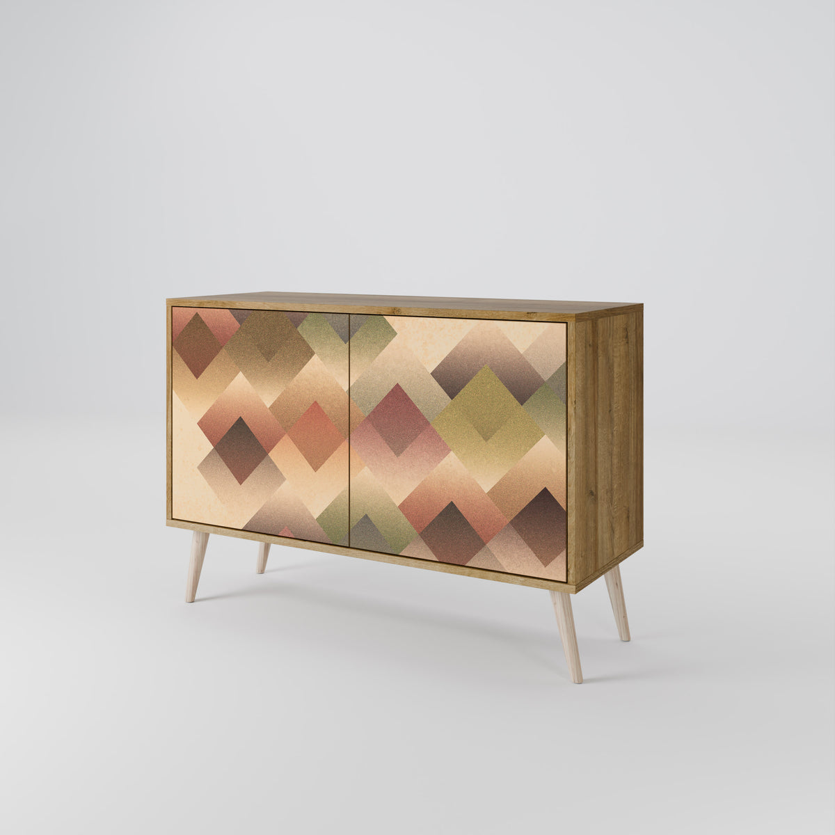 GEOMETRIC FUSION Dvoudveřová komoda