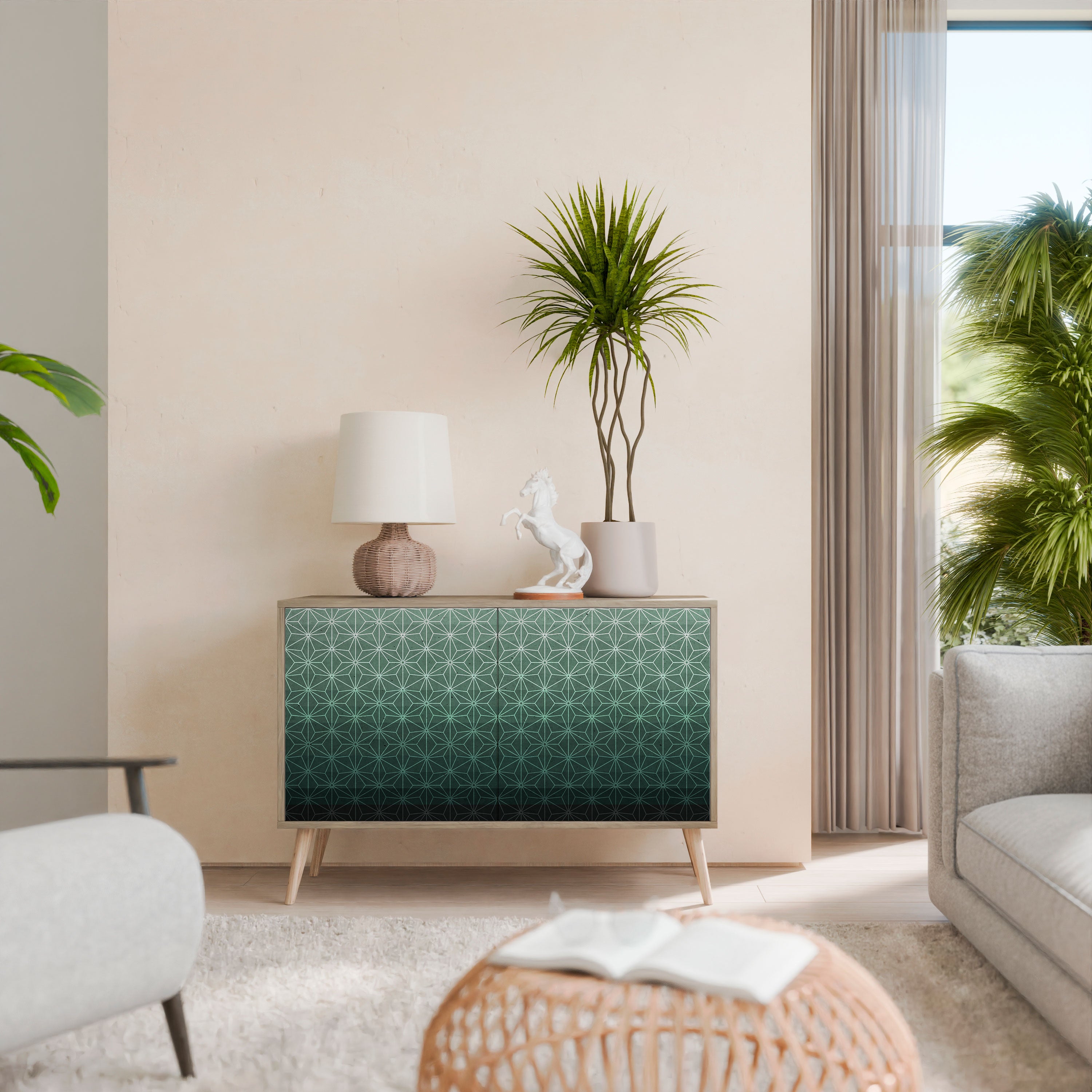 ORNAMENTAL GLIMMER 2-Door Sideboard