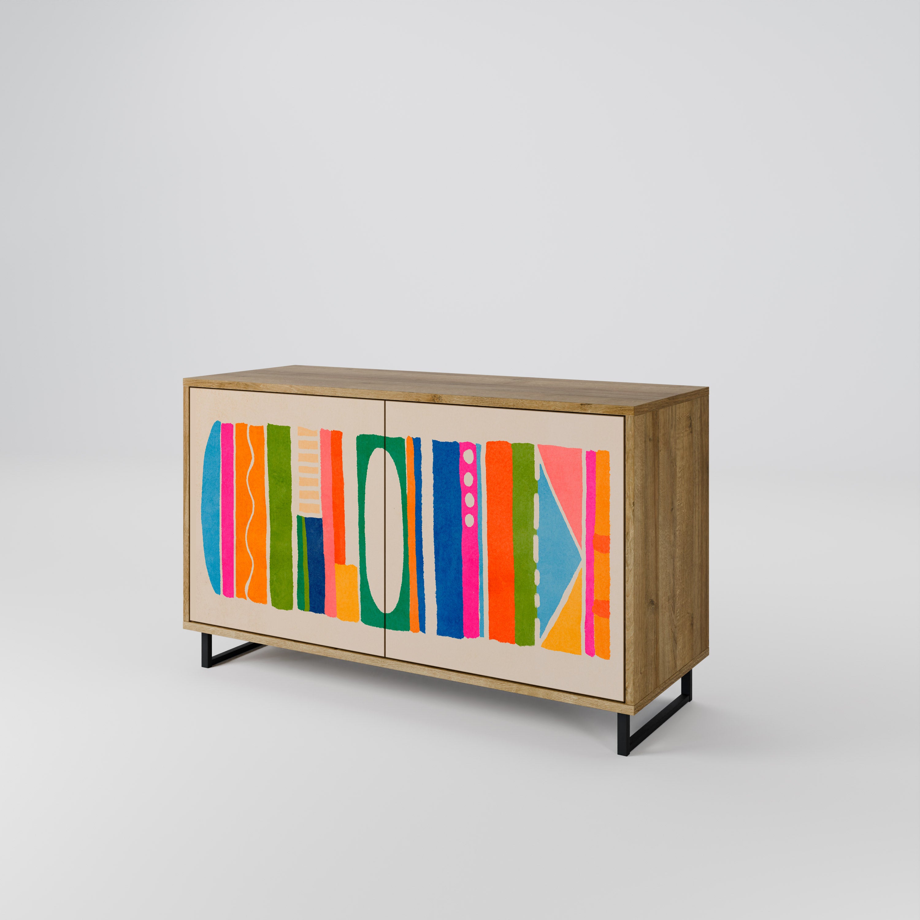 GEOMETRIC SHINE 2-Door Sideboard