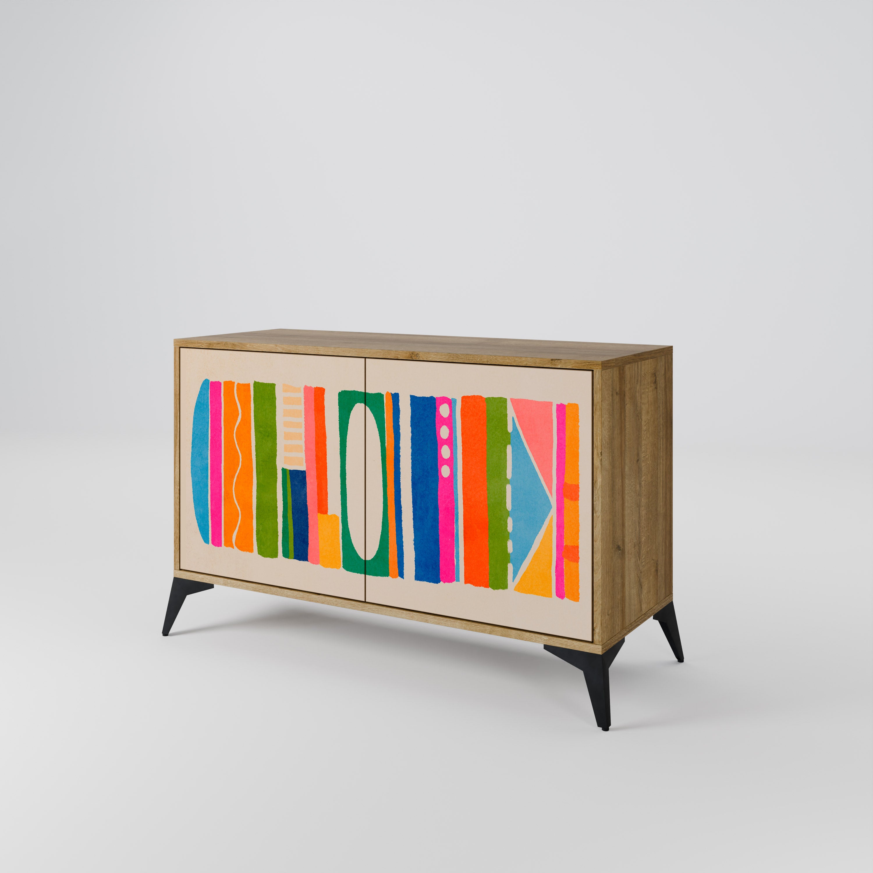GEOMETRIC SHINE 2-Door Sideboard