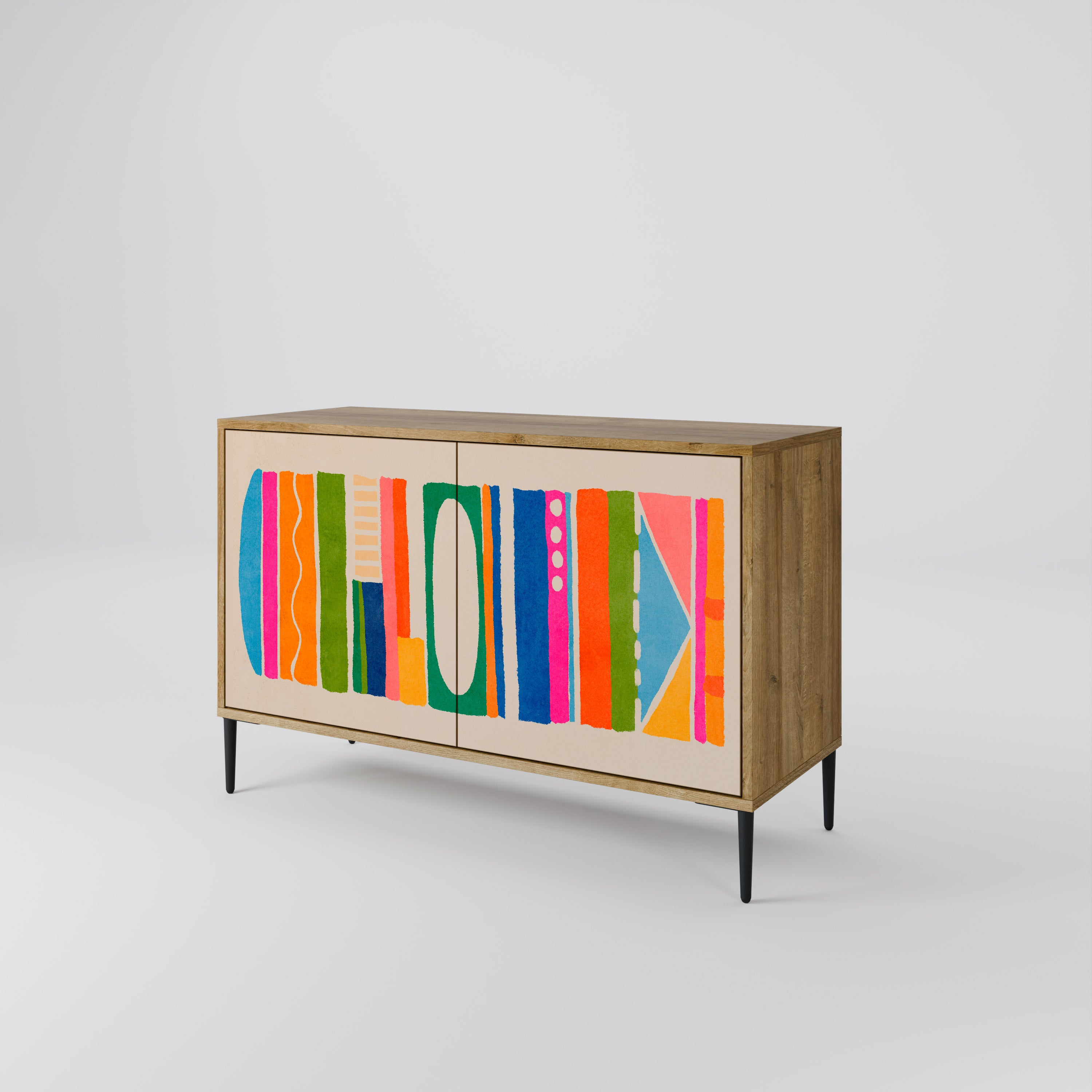 GEOMETRIC SHINE 2-Door Sideboard