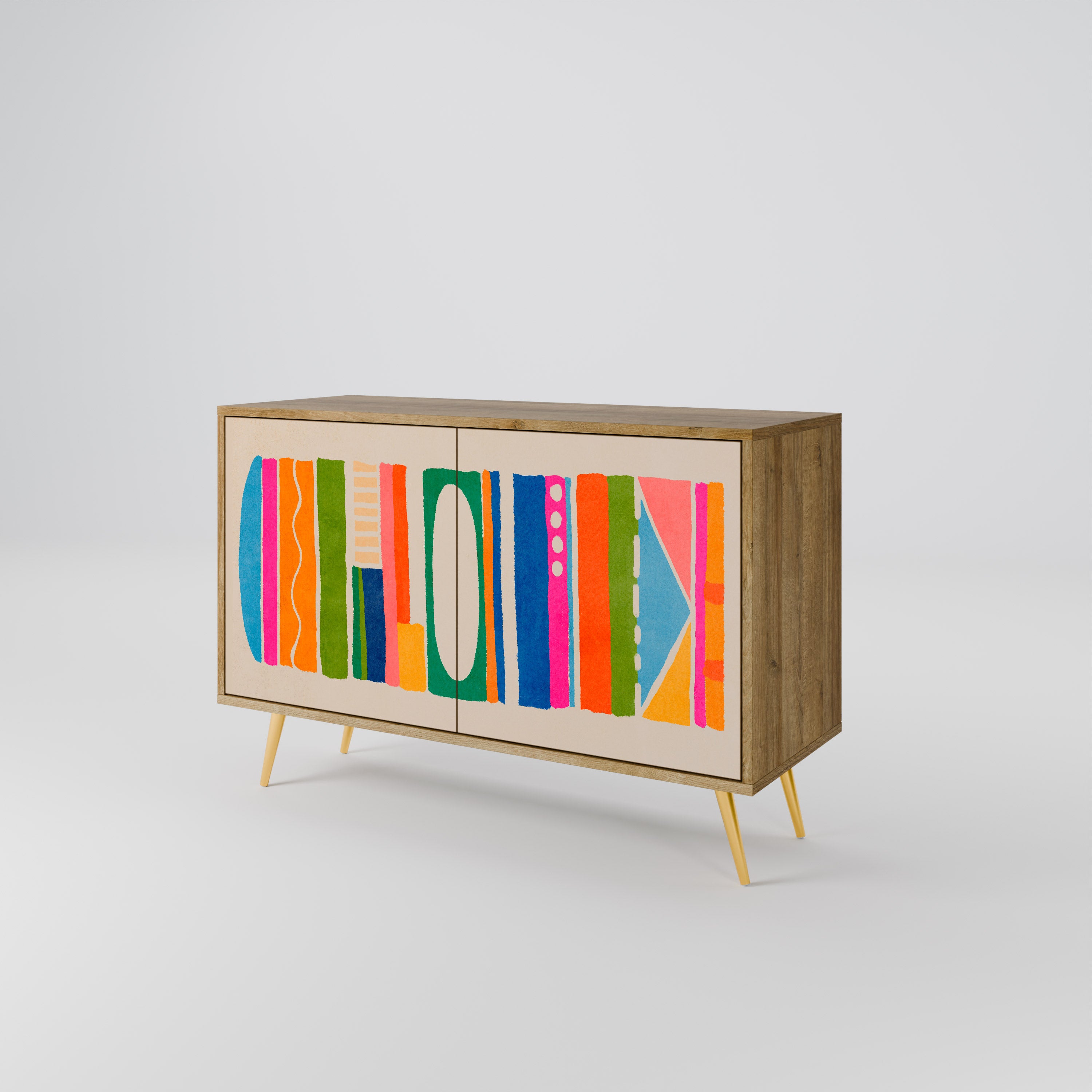 GEOMETRIC SHINE 2-Door Sideboard