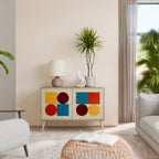 GEOMETRIC PUZZLE 2-Door Sideboard