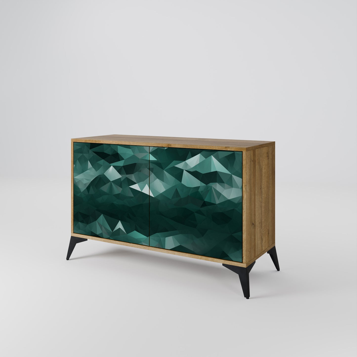 POLYGONAL FLOATING Dvoudveřová komoda