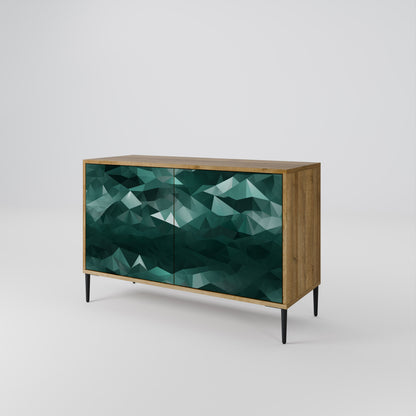 POLYGONAL FLOATING Dvoudveřová komoda