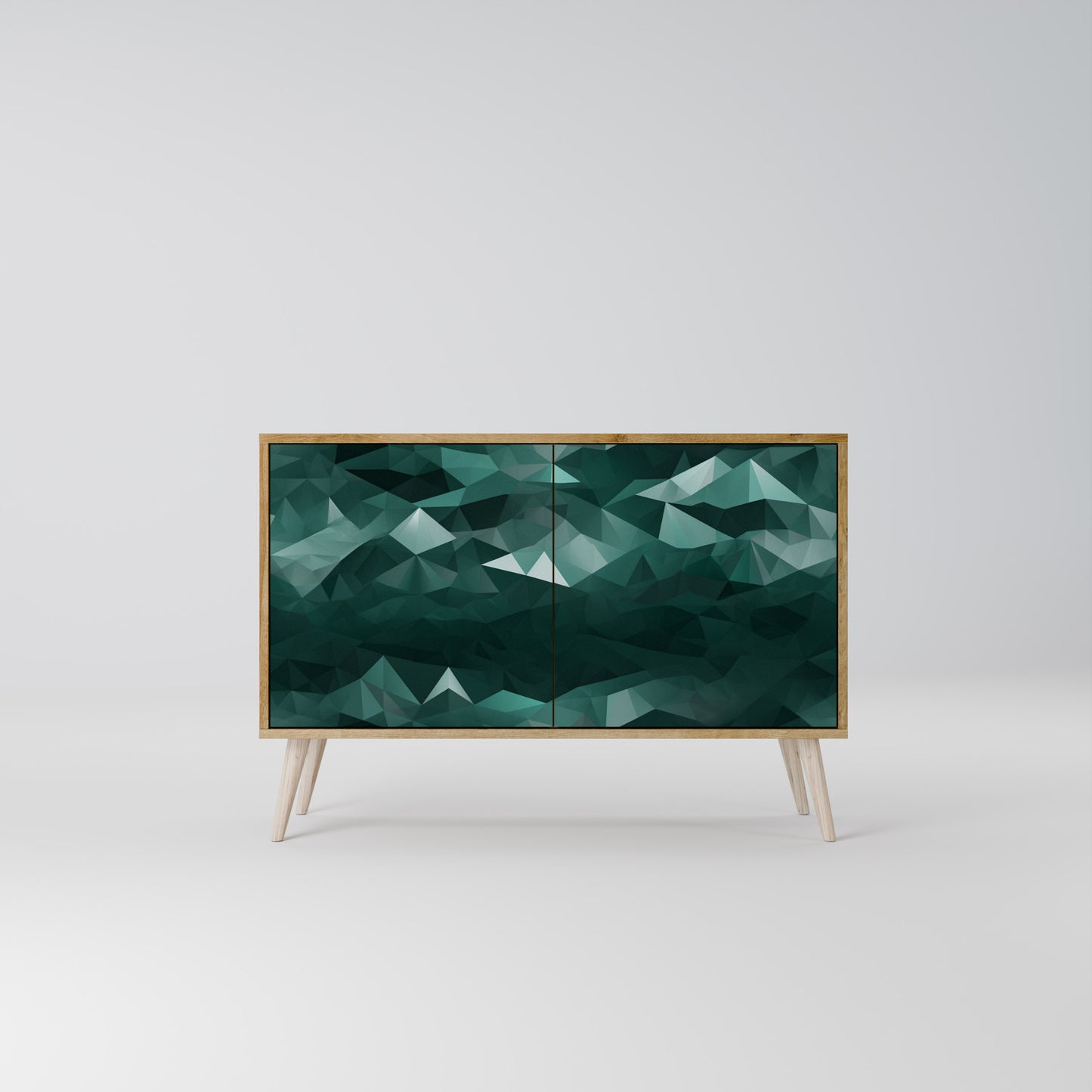 POLYGONAL FLOATING Dvoudveřová komoda
