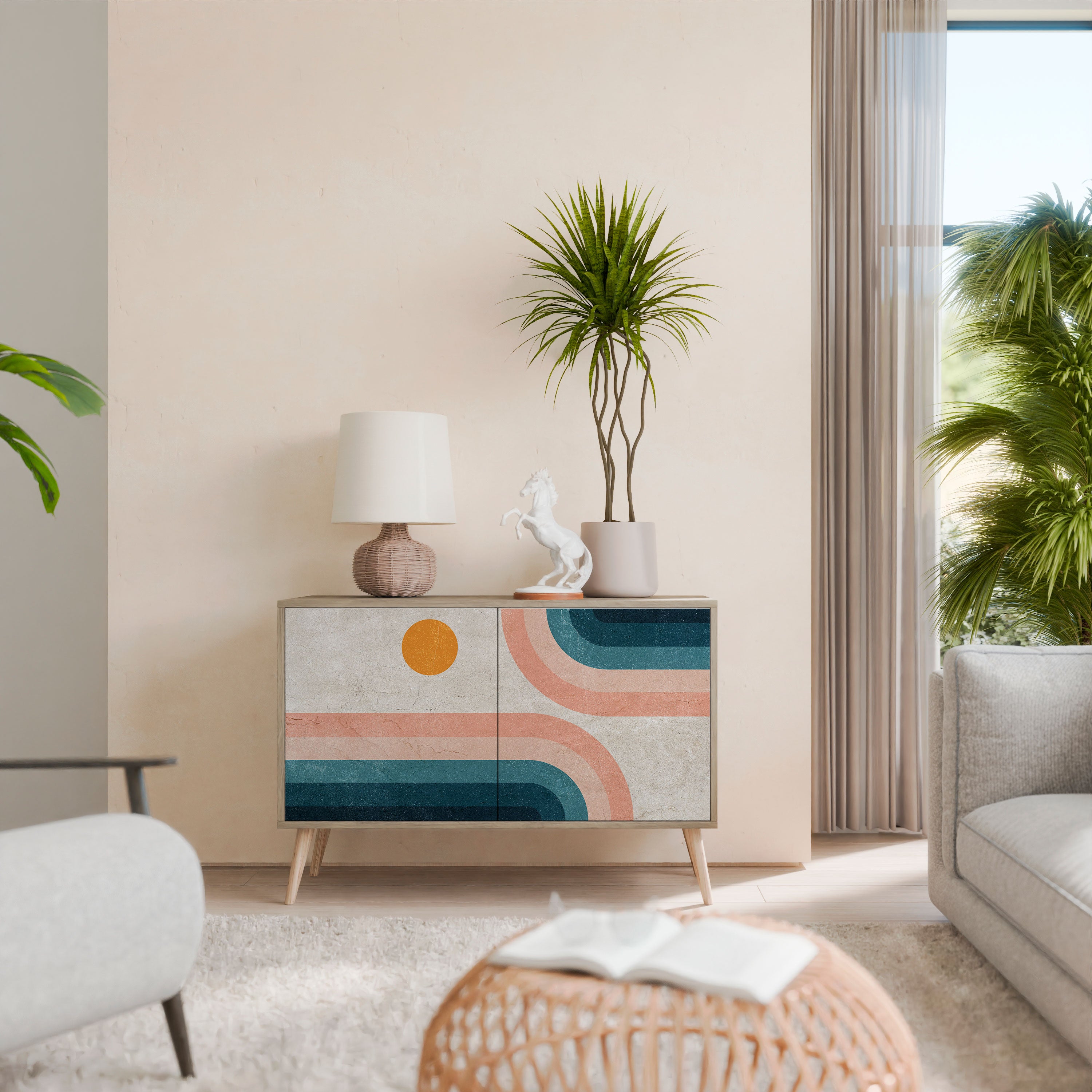 TWO HALVES 2-Door Sideboard