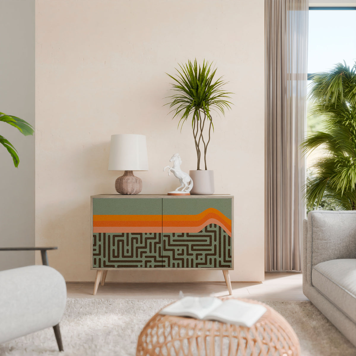 SIMPLE SOLUTIONS Dvoudveřová komoda