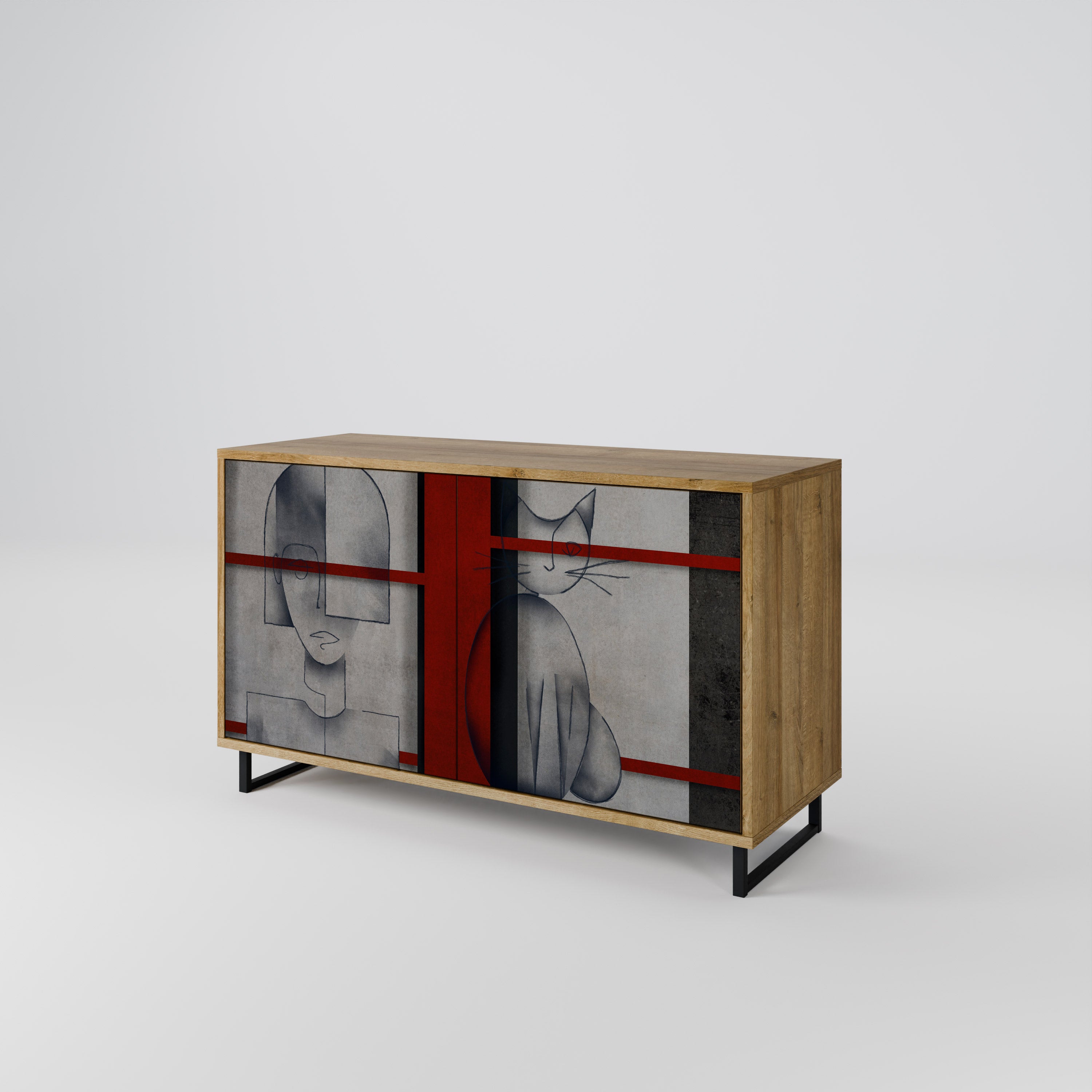 GRAY FIGURES 2-Door Sideboard