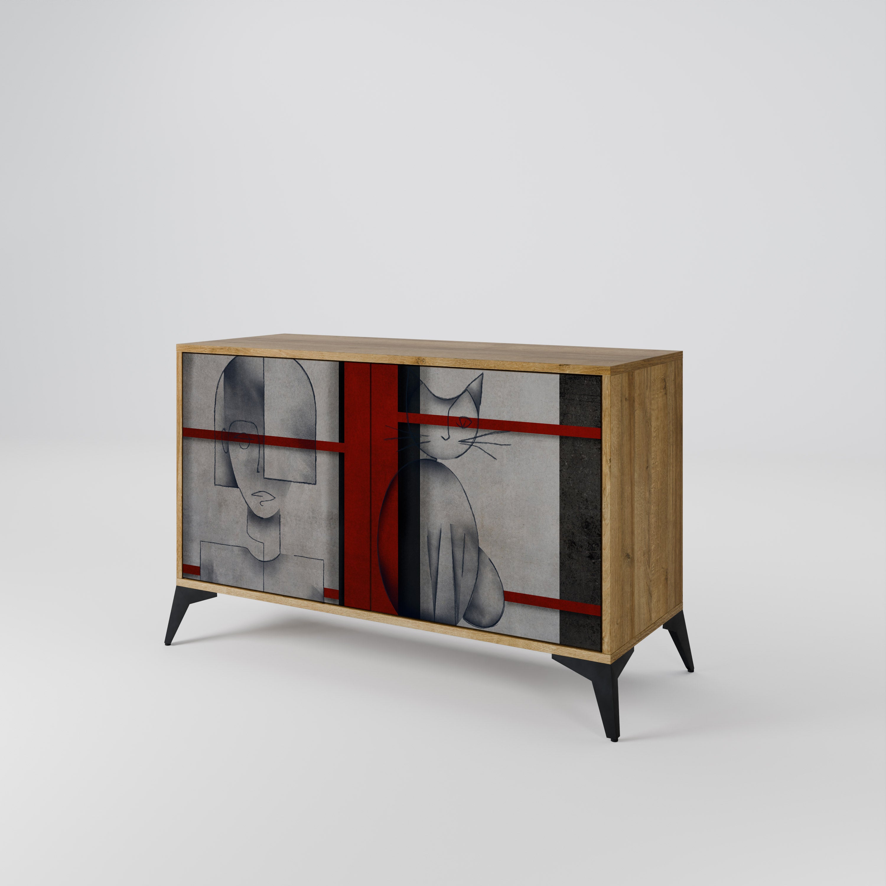 GRAY FIGURES 2-Door Sideboard