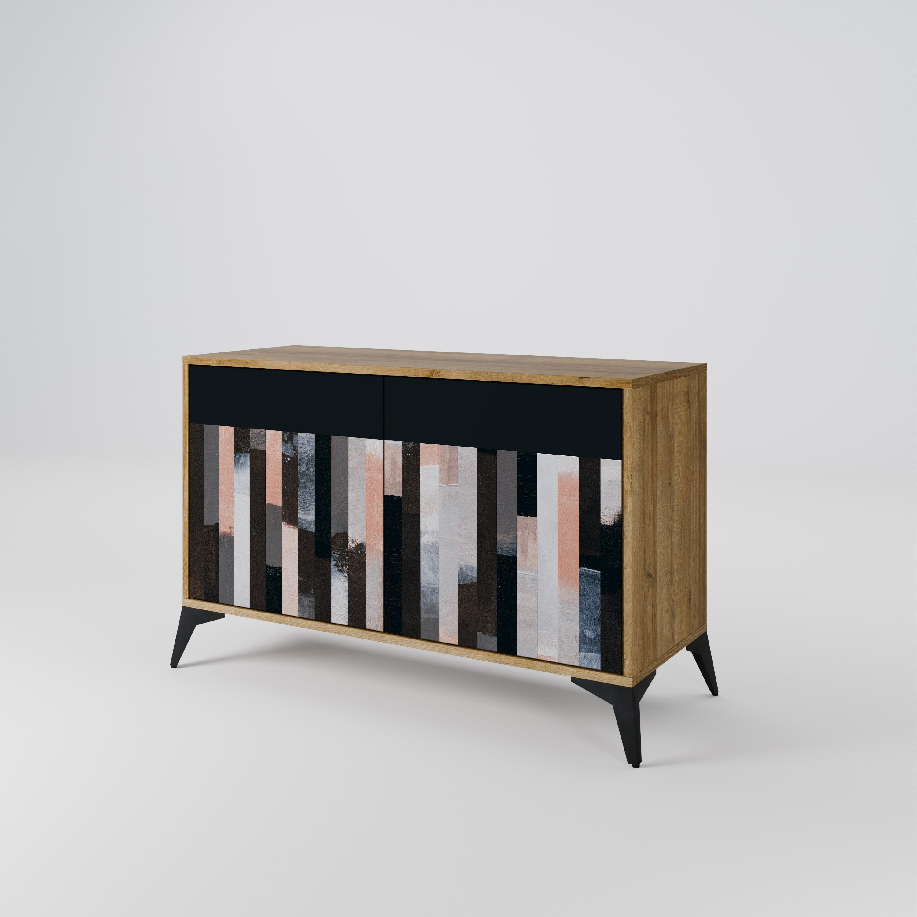 COLLAGE OF RECTANGLES 2-Door Sideboard
