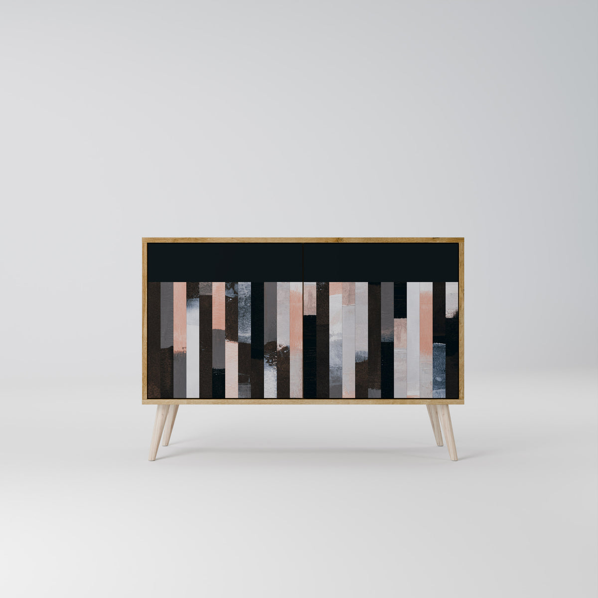 COLLAGE OF RECTANGLES Dvoudveřová komoda