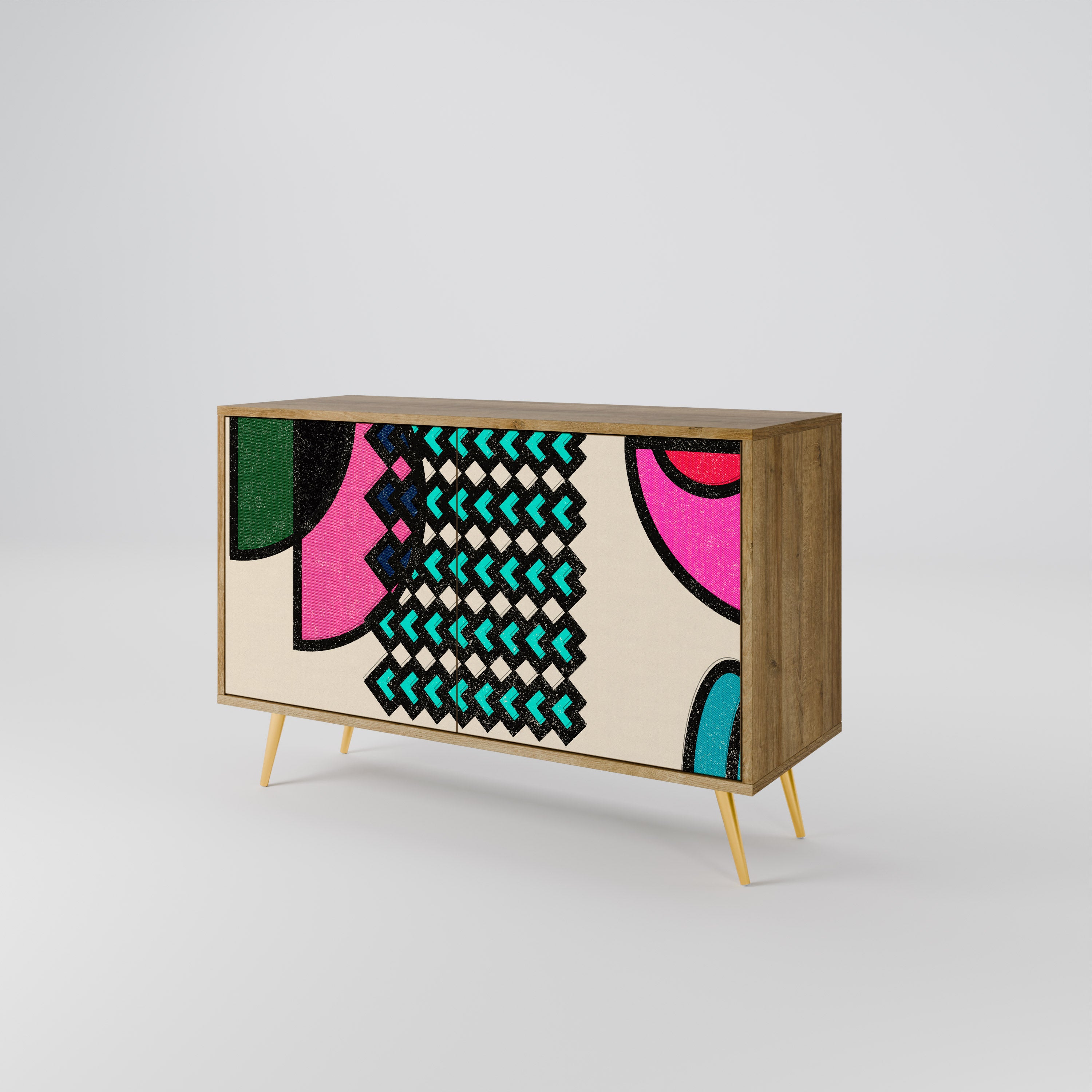 GEOMETRIC RHAPSODY 2-Door Sideboard