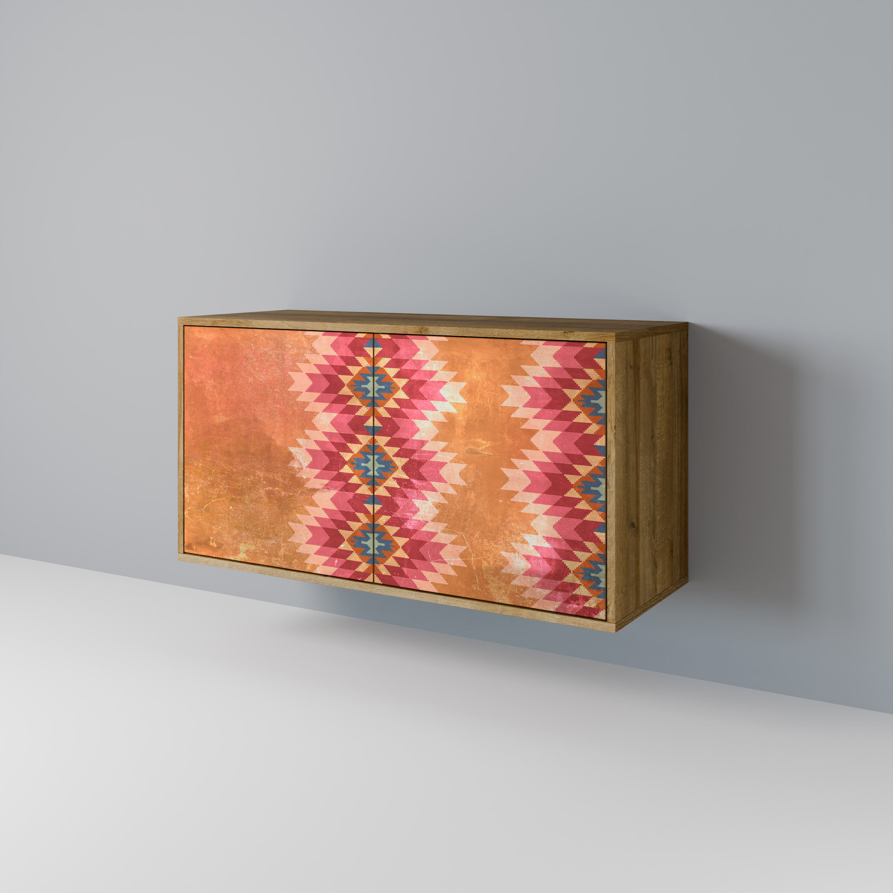 INDIAN FOLK 2-Door Sideboard