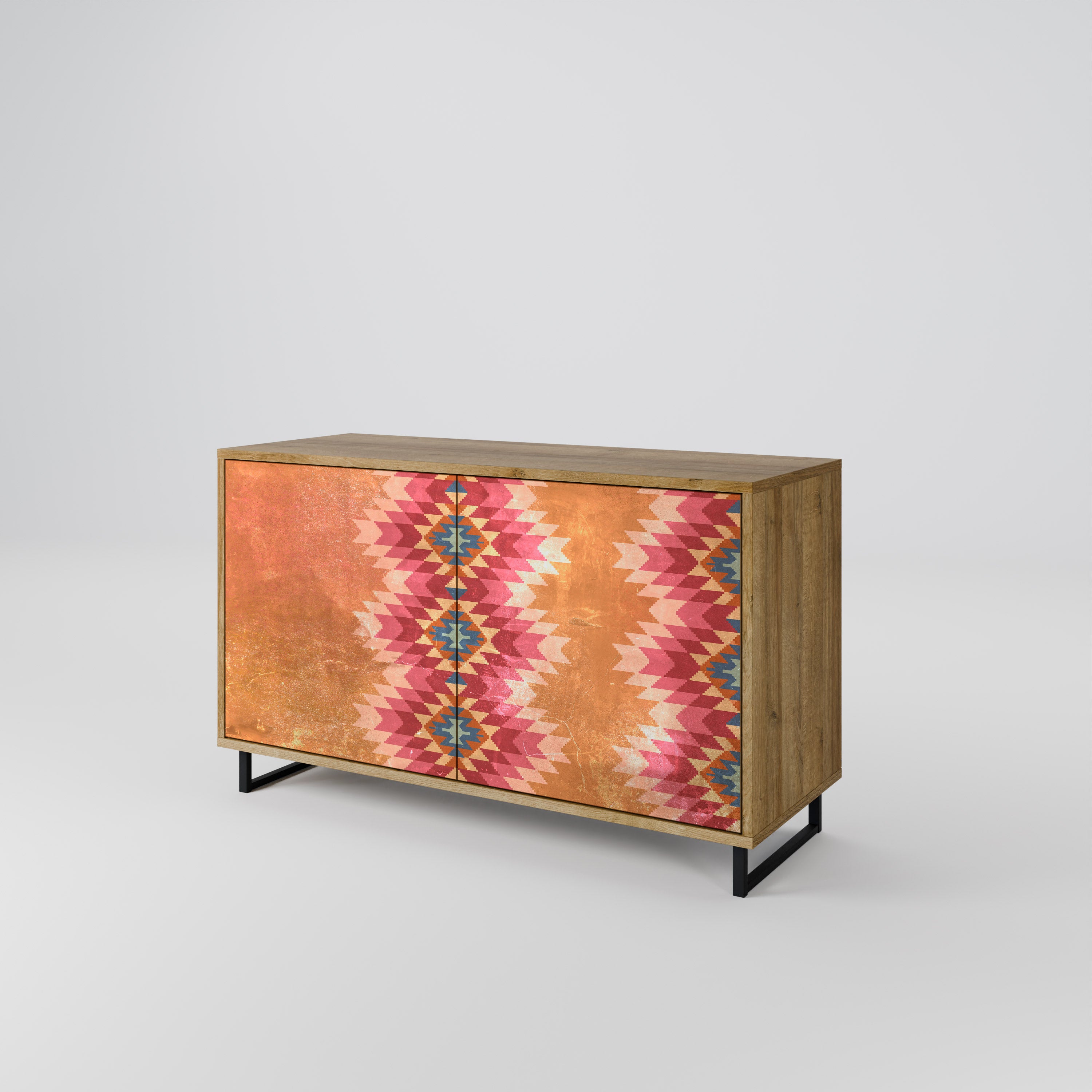 INDIAN FOLK 2-Door Sideboard