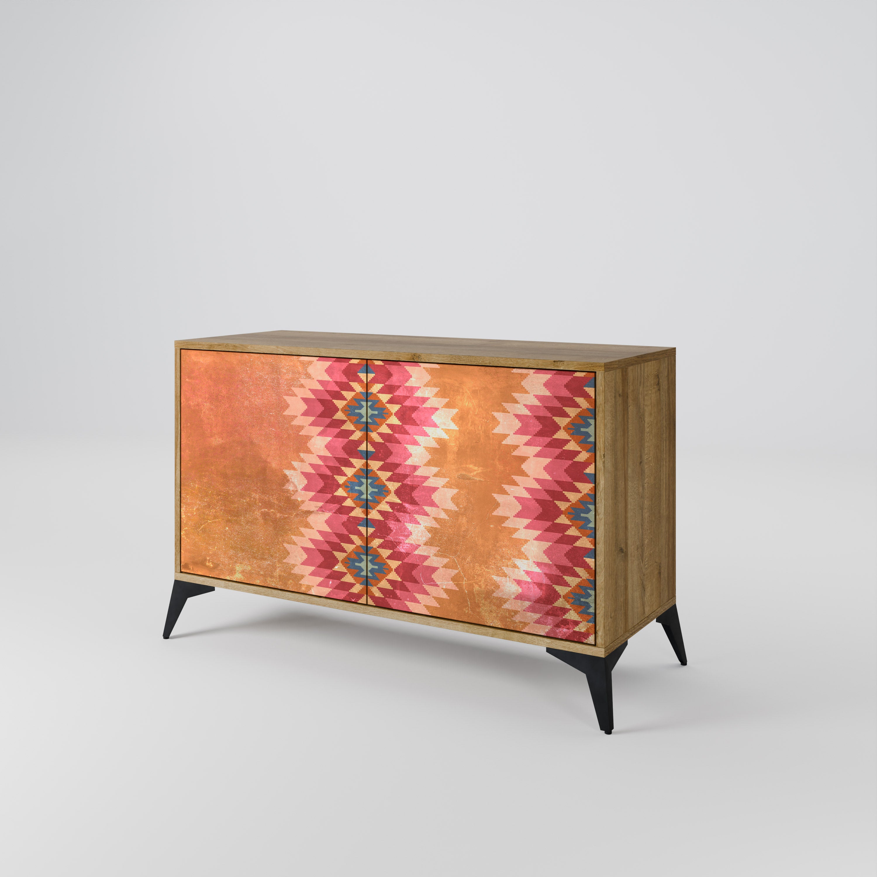 INDIAN FOLK 2-Door Sideboard