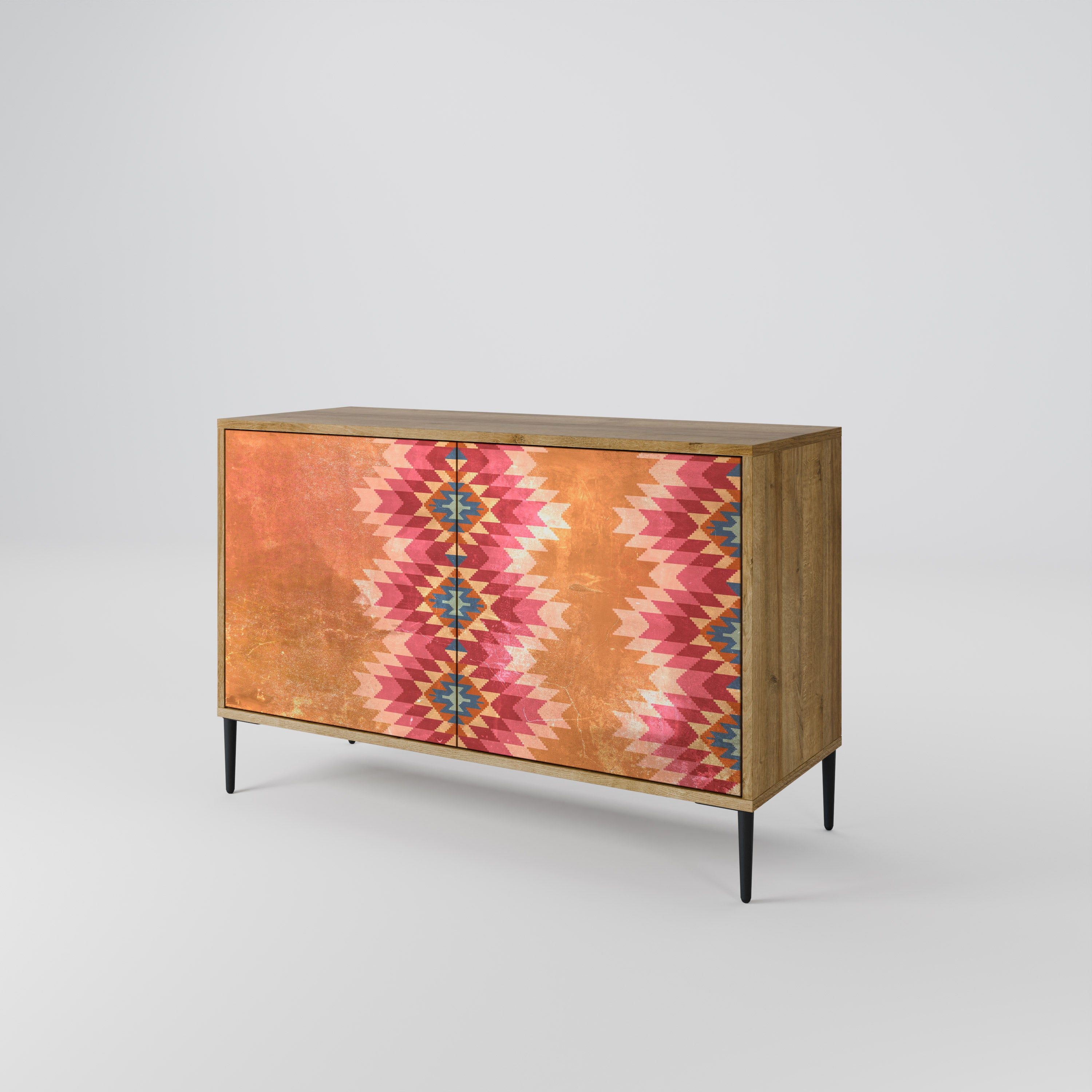 INDIAN FOLK 2-Door Sideboard