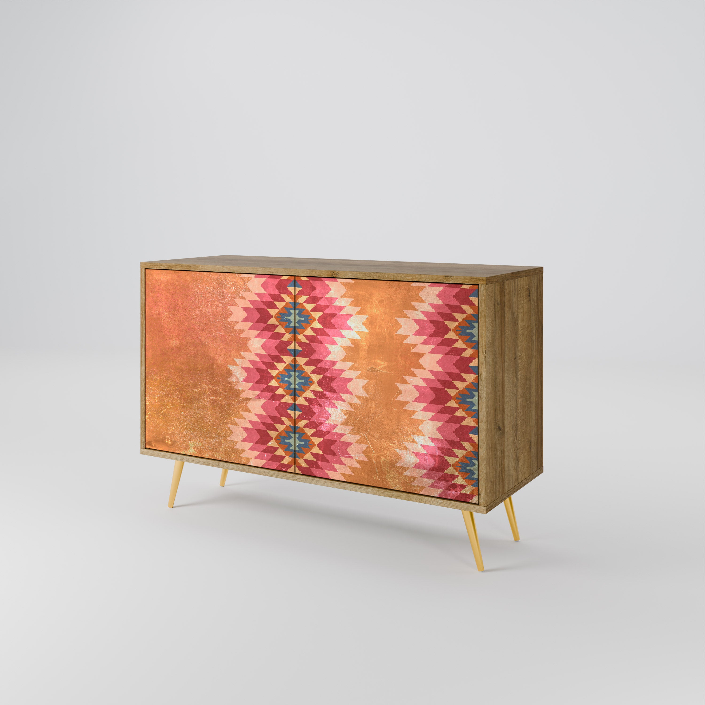 INDIAN FOLK 2-Door Sideboard