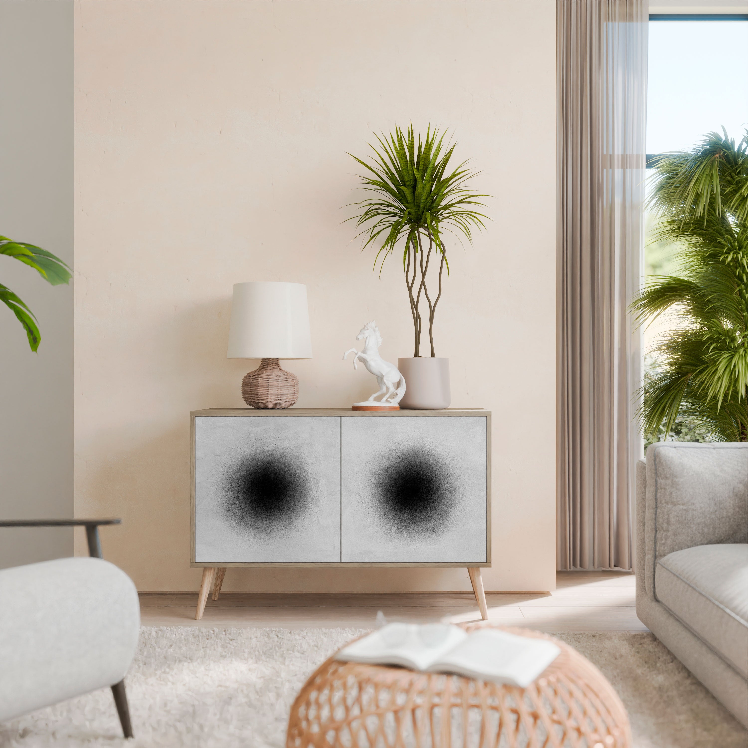 BLACK HOLE 2-Door Sideboard