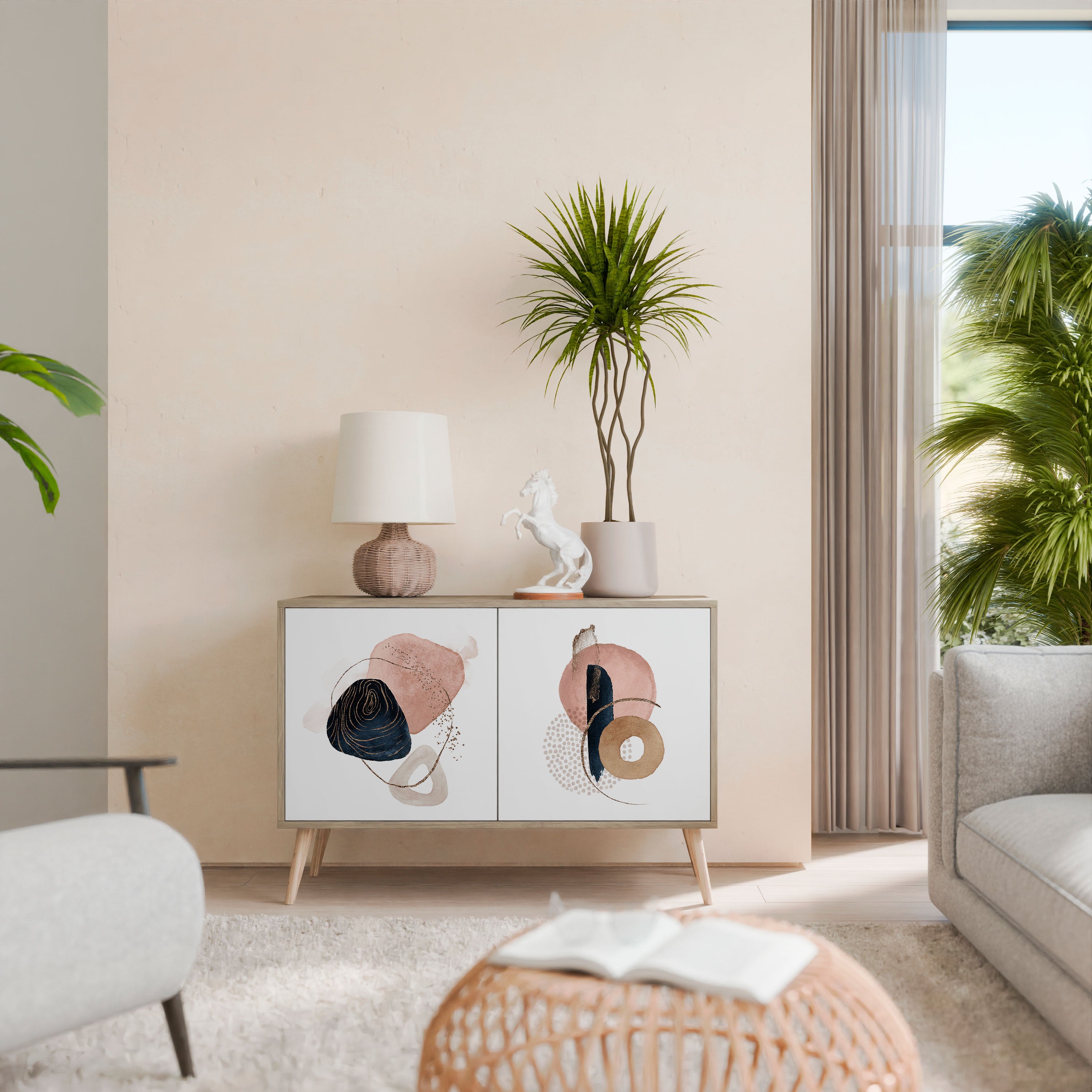 COLORFUL SHAPES 2-Door Sideboard