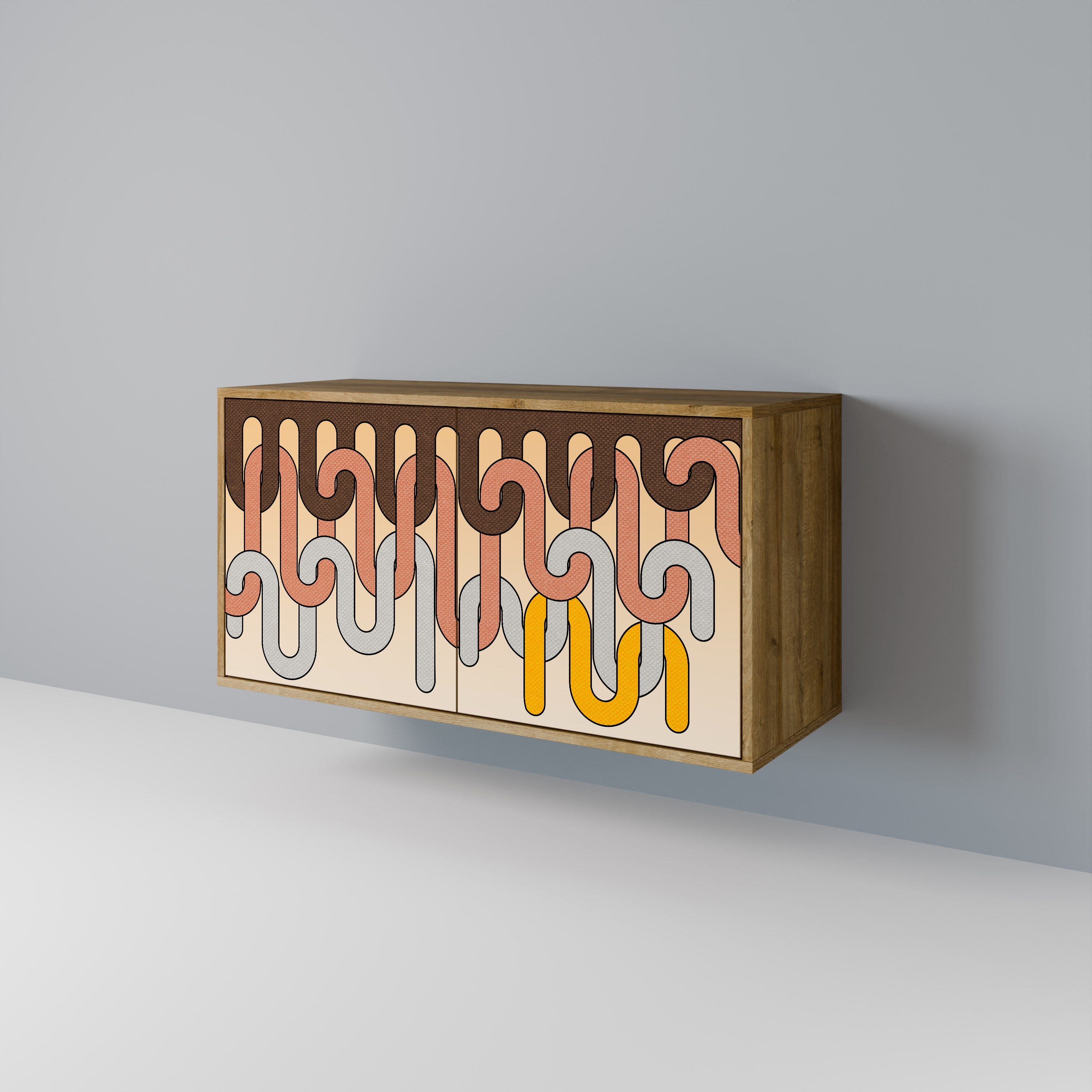 COLORFUL STRINGS 2-Door Sideboard