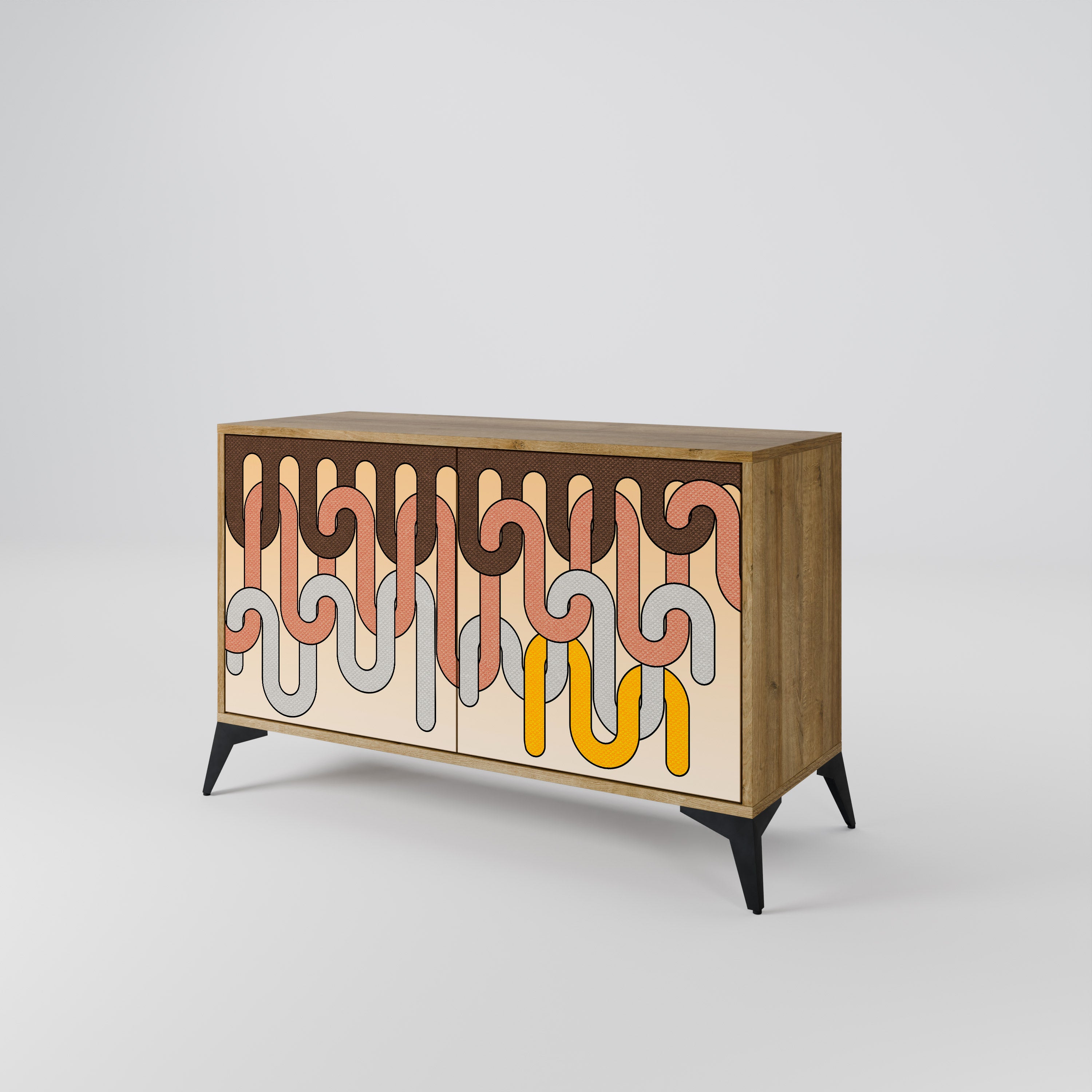 COLORFUL STRINGS 2-Door Sideboard