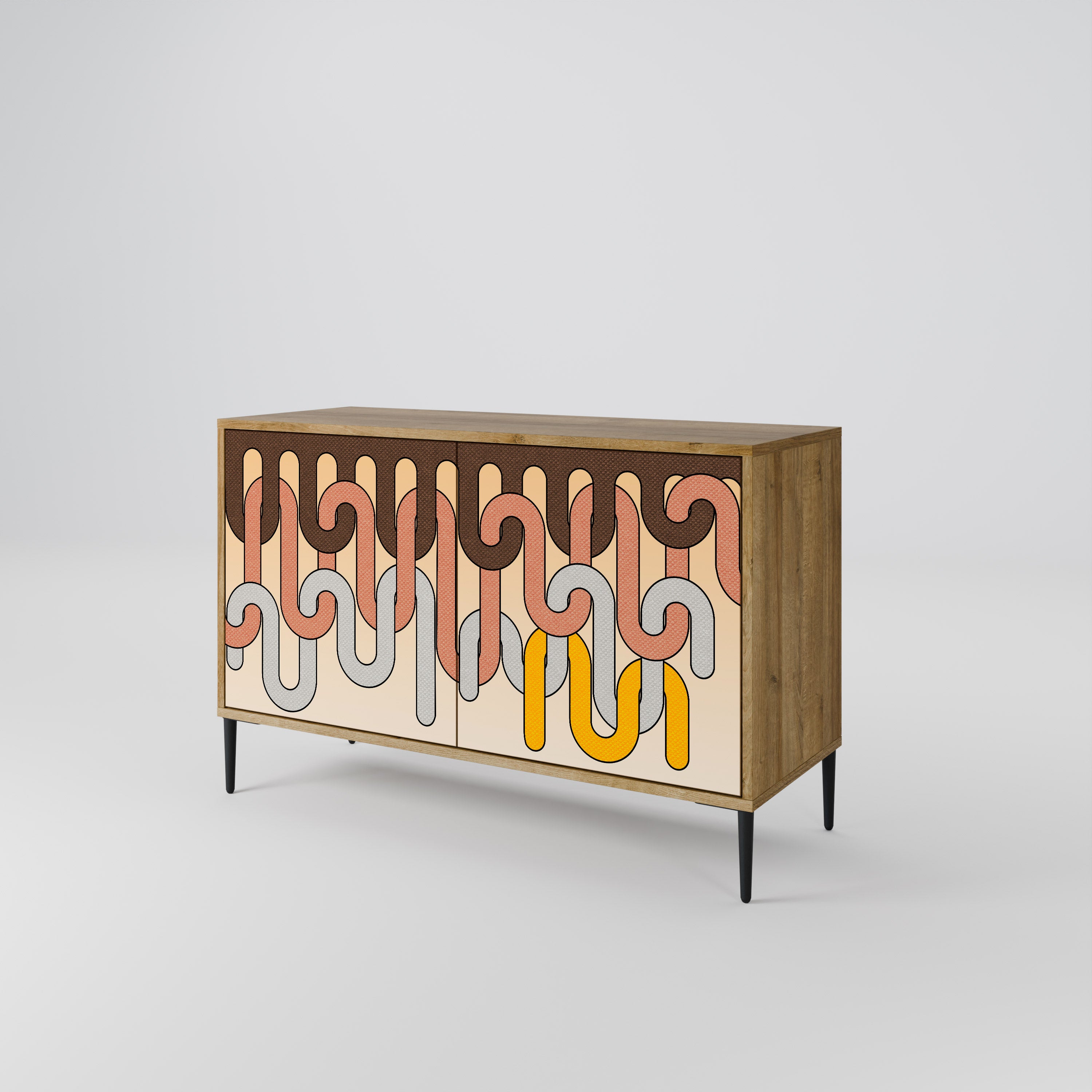 COLORFUL STRINGS 2-Door Sideboard