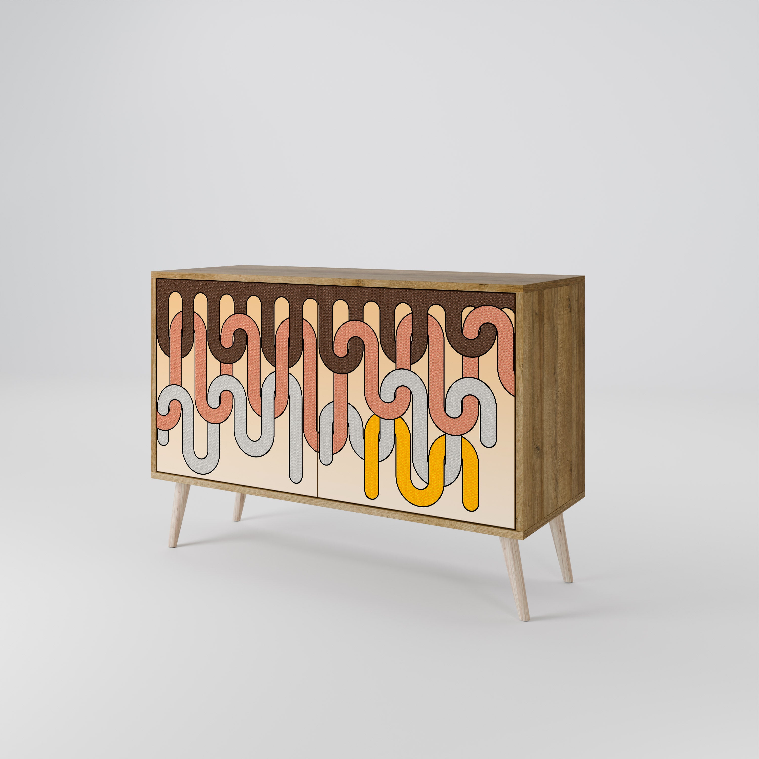 COLORFUL STRINGS 2-Door Sideboard