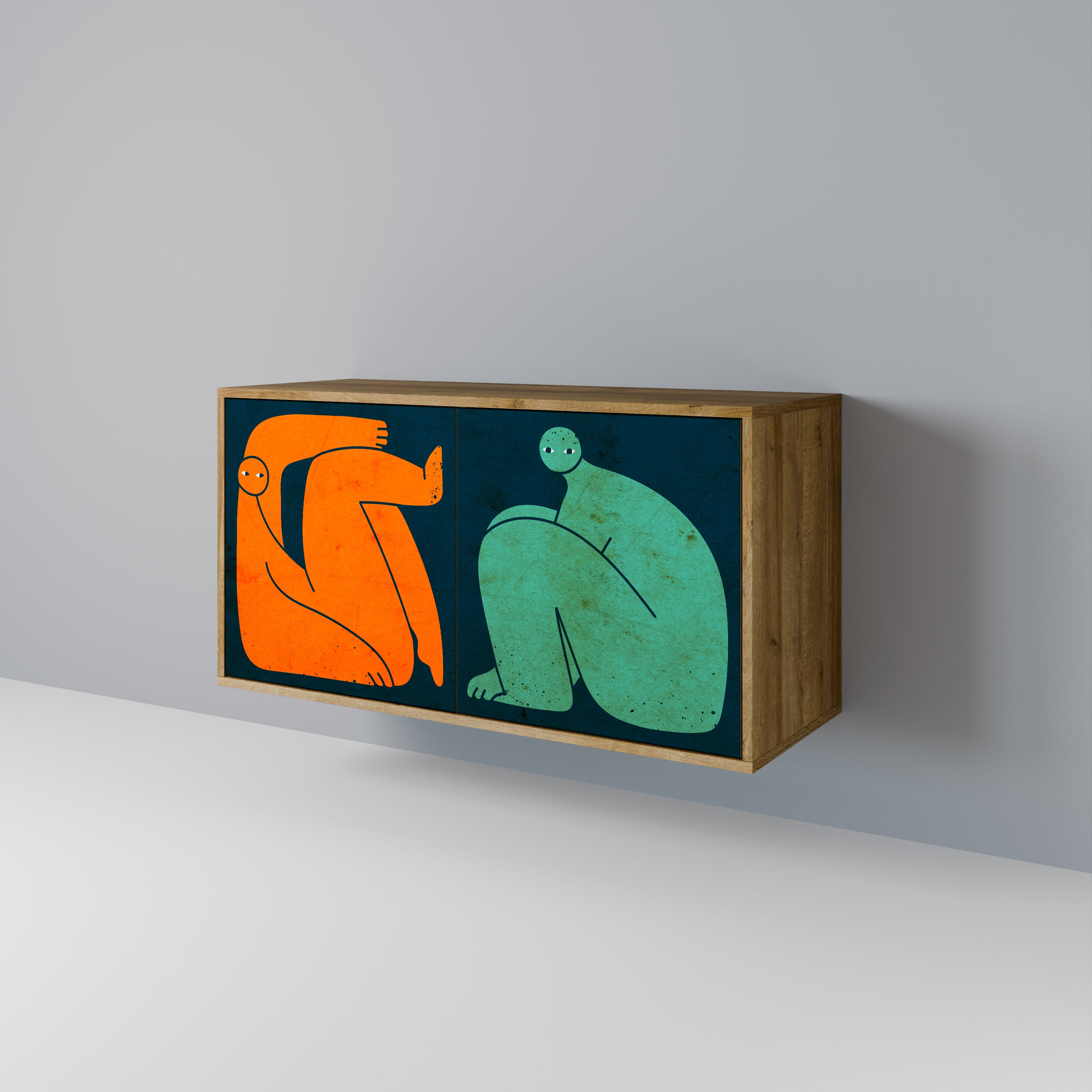 TOGETHER BUT SEPARATELY 2-Door Sideboard