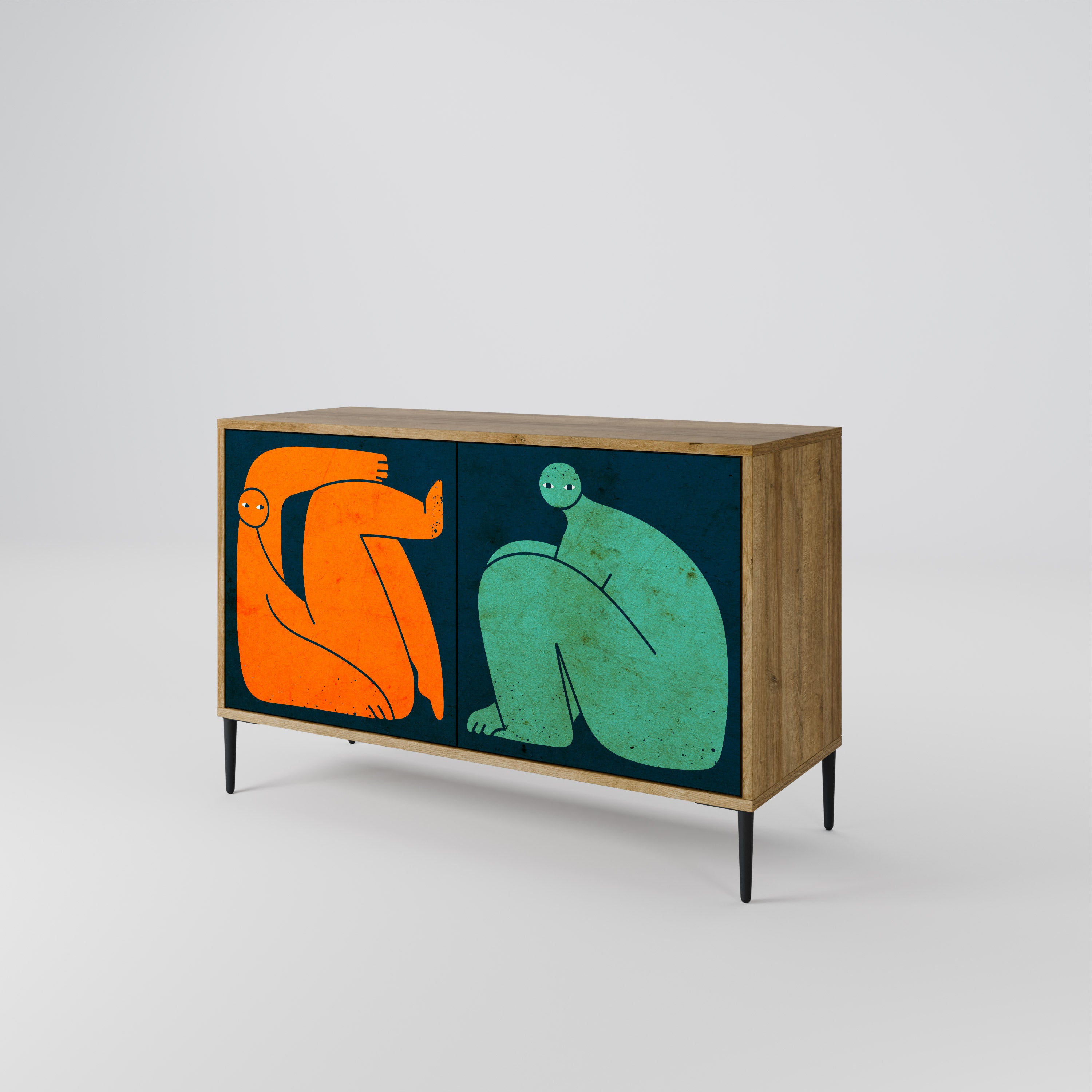 TOGETHER BUT SEPARATELY 2-Door Sideboard