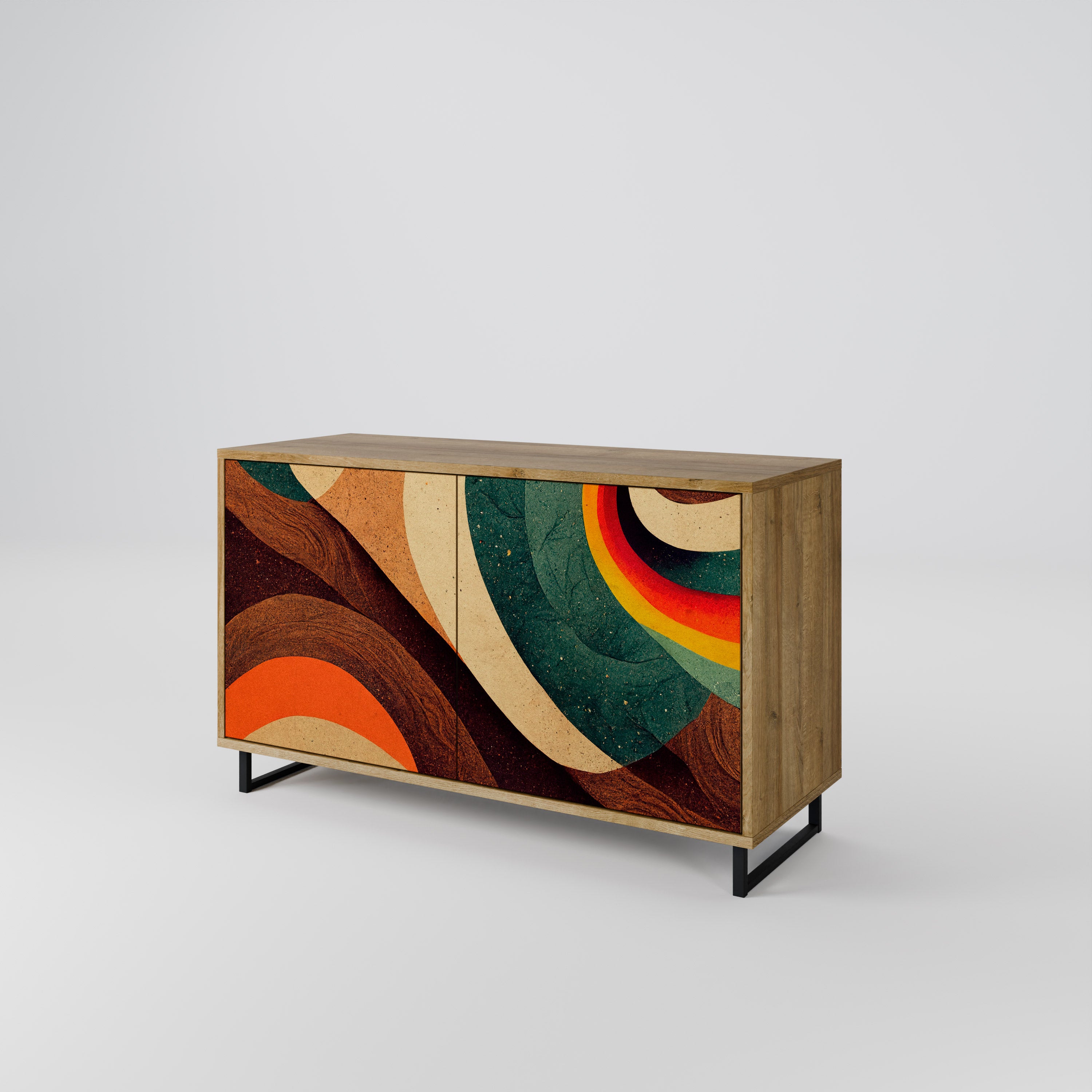 COLORFUL STRANDS 2-Door Sideboard