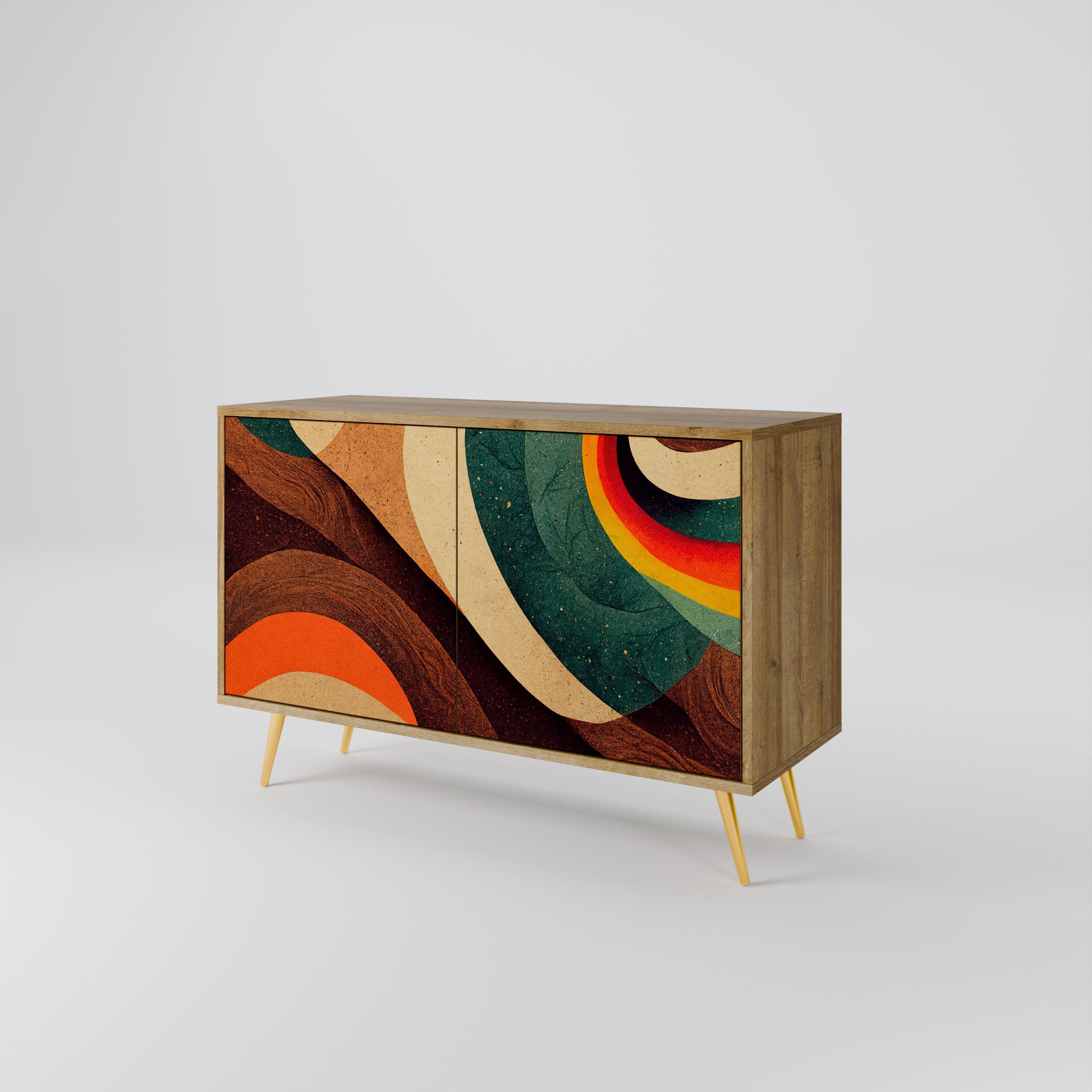 COLORFUL STRANDS 2-Door Sideboard