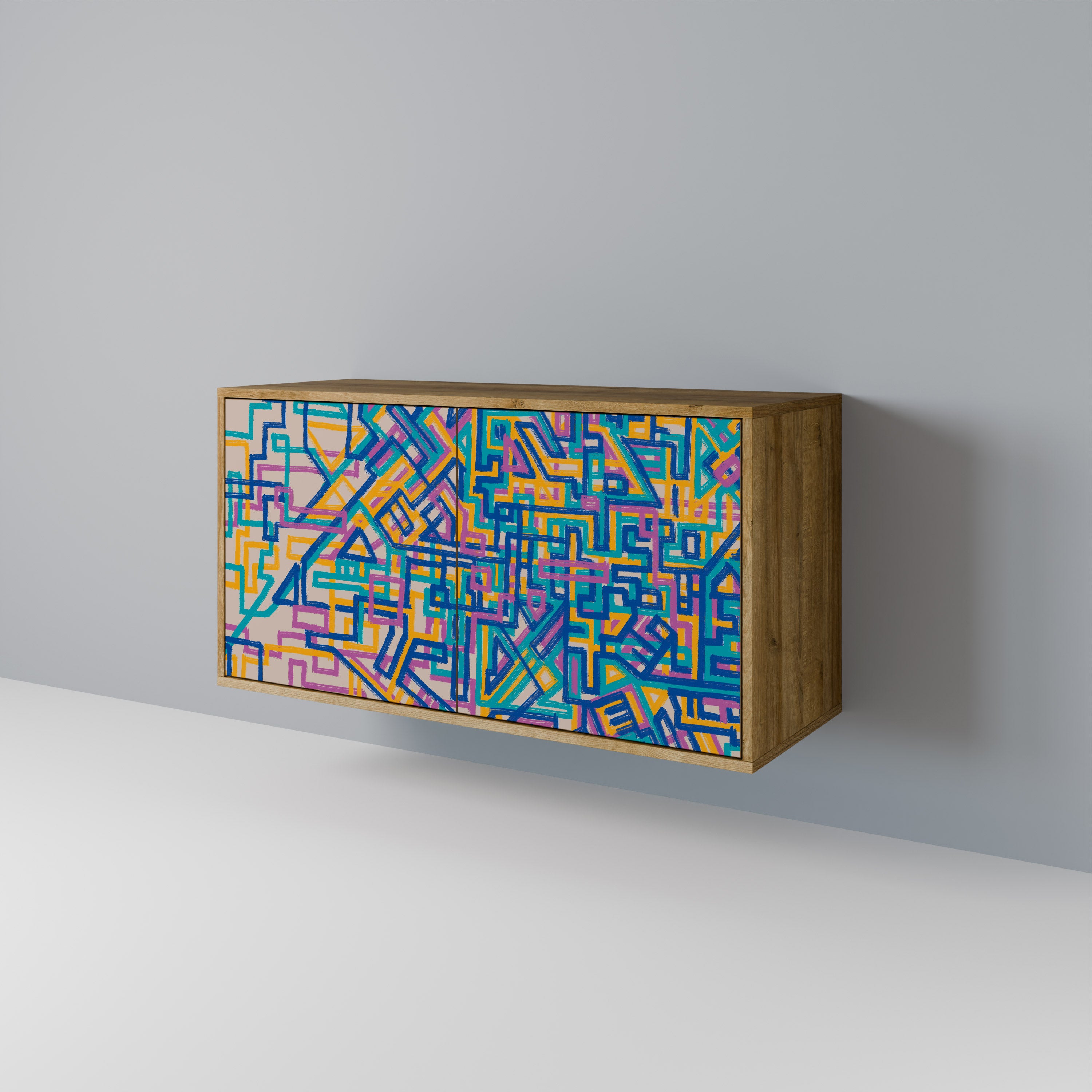 MEMORIES MAP 2-Door Sideboard