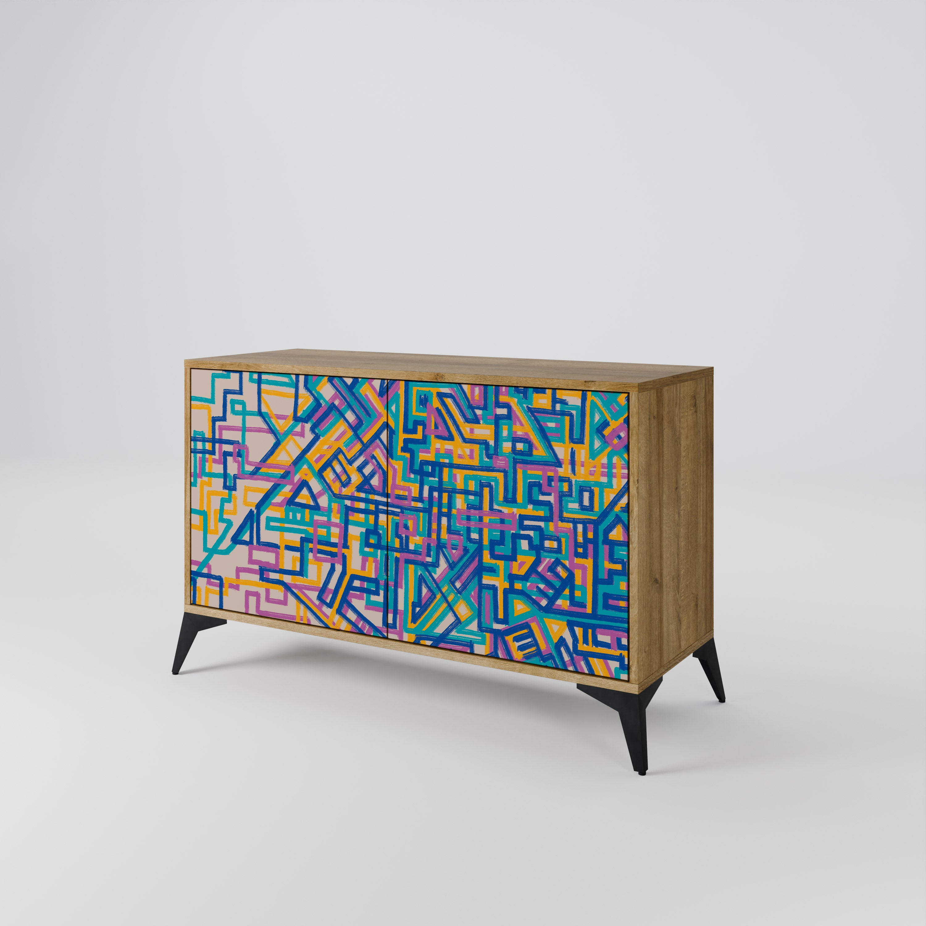 MEMORIES MAP 2-Door Sideboard
