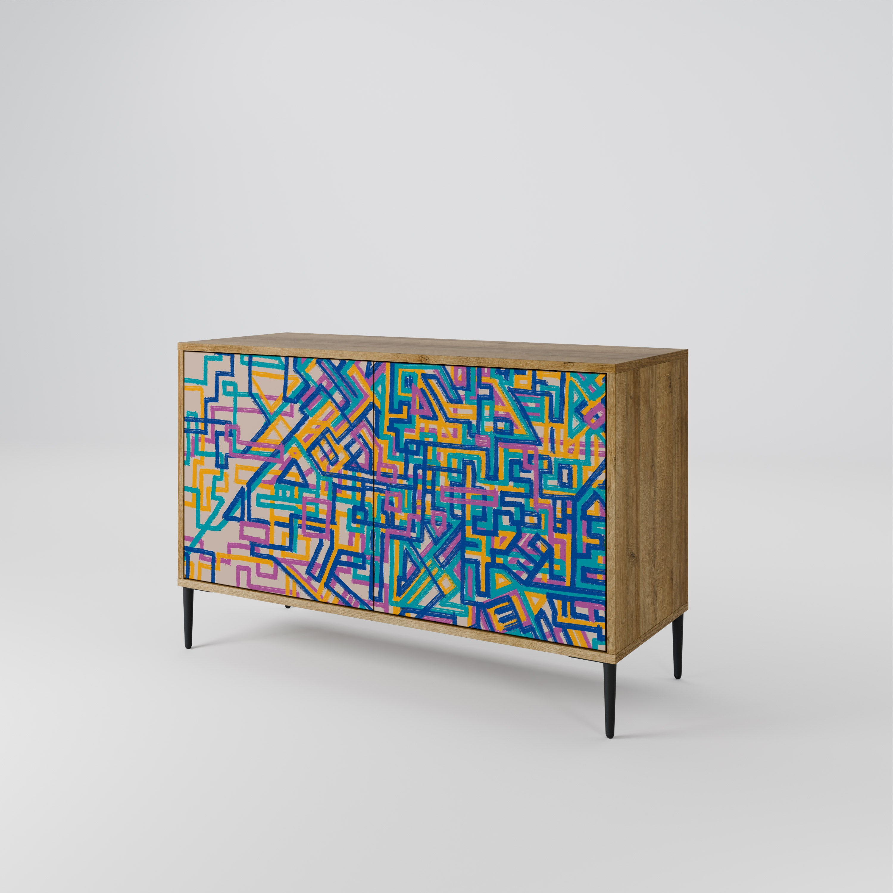 MEMORIES MAP 2-Door Sideboard