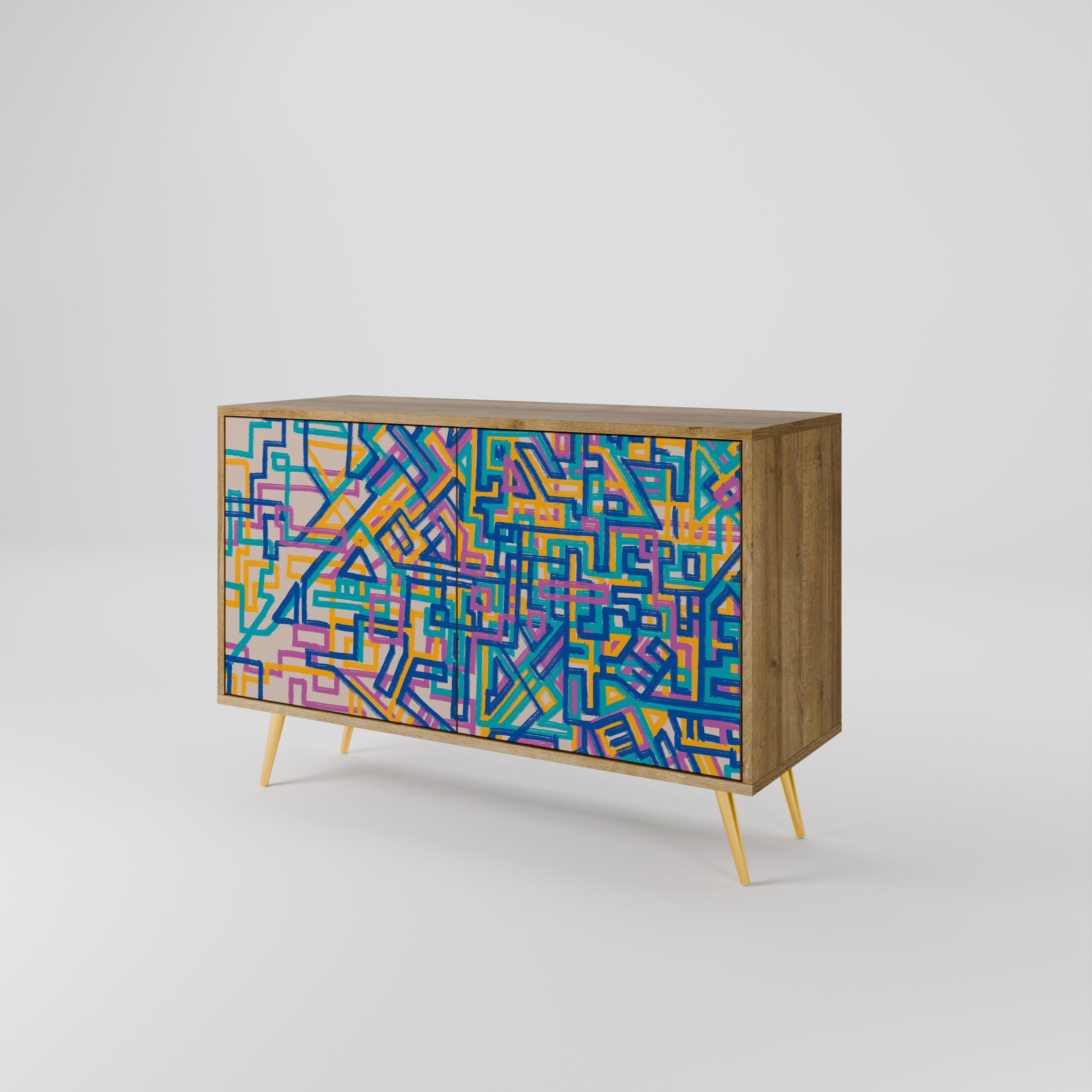 MEMORIES MAP 2-Door Sideboard