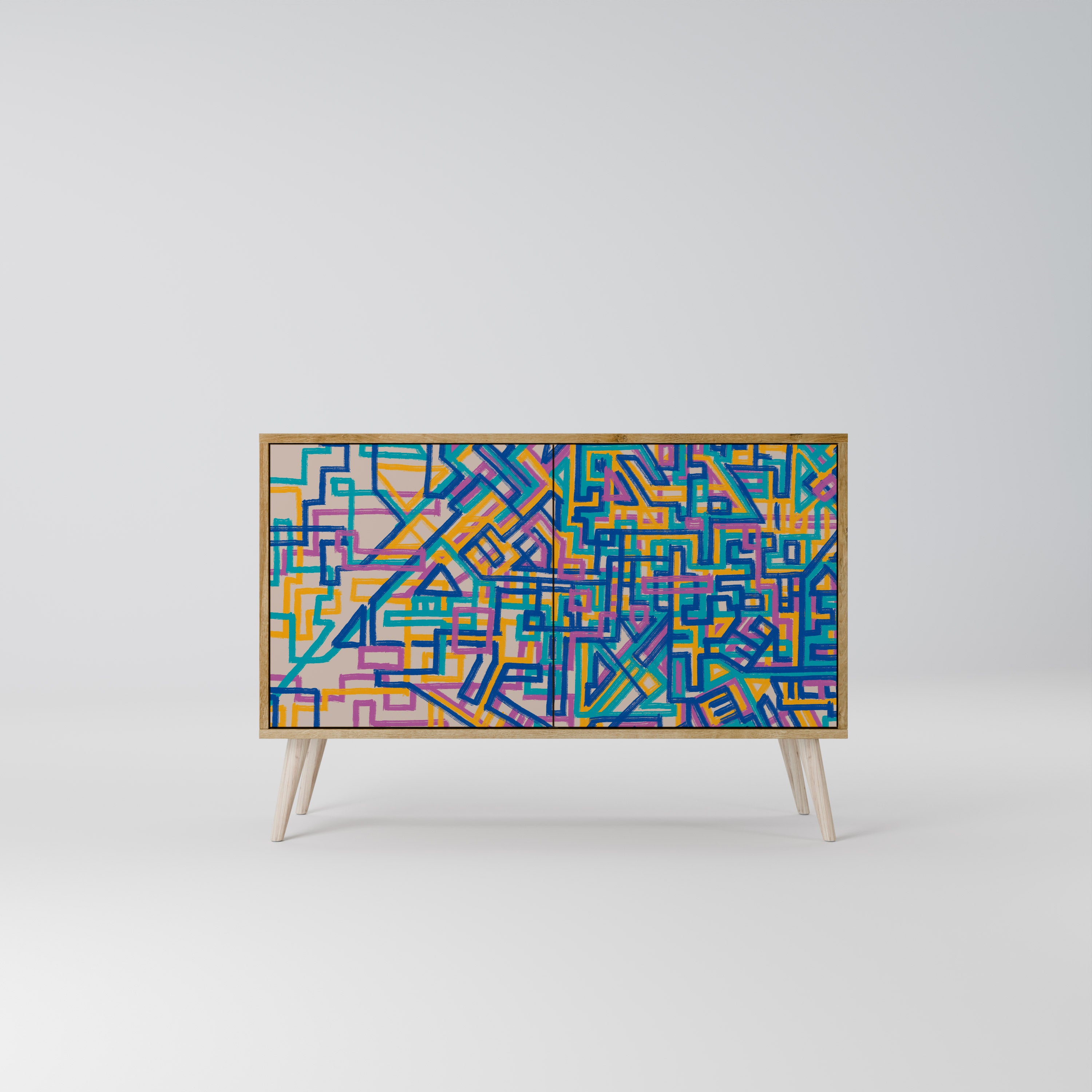 MEMORIES MAP 2-Door Sideboard