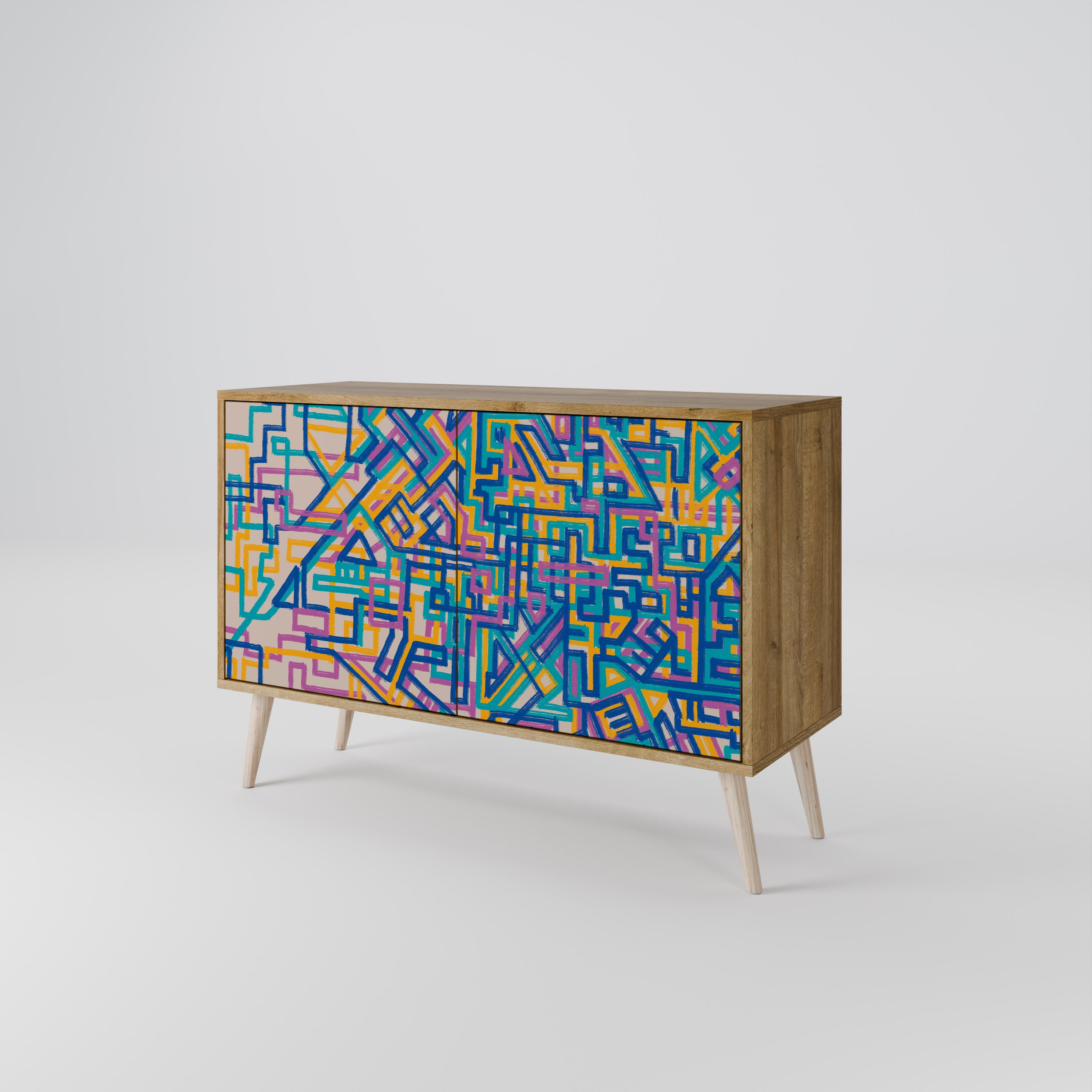 MEMORIES MAP 2-Door Sideboard