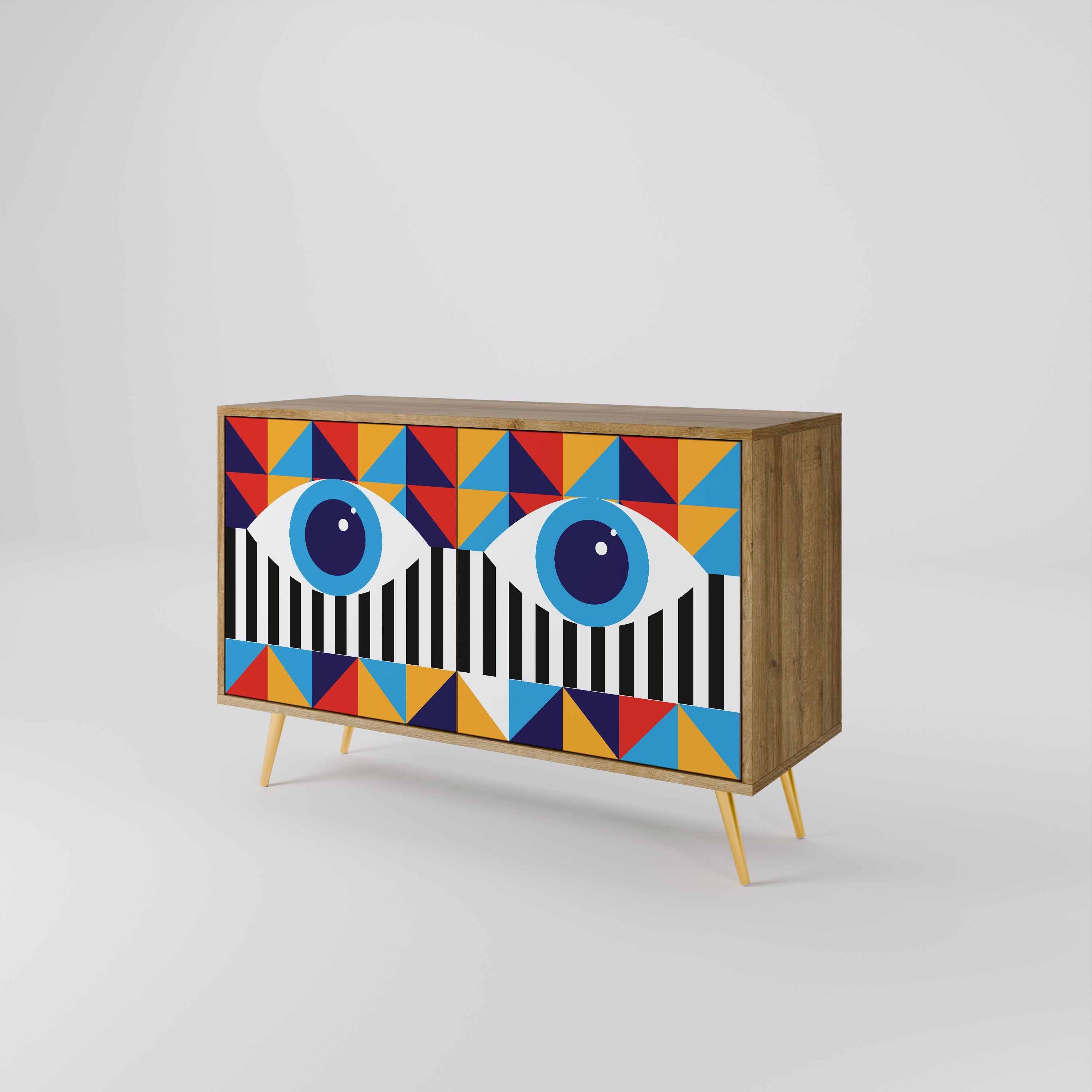ABSTRACTION AND GEOMETRY 2-Door Sideboard