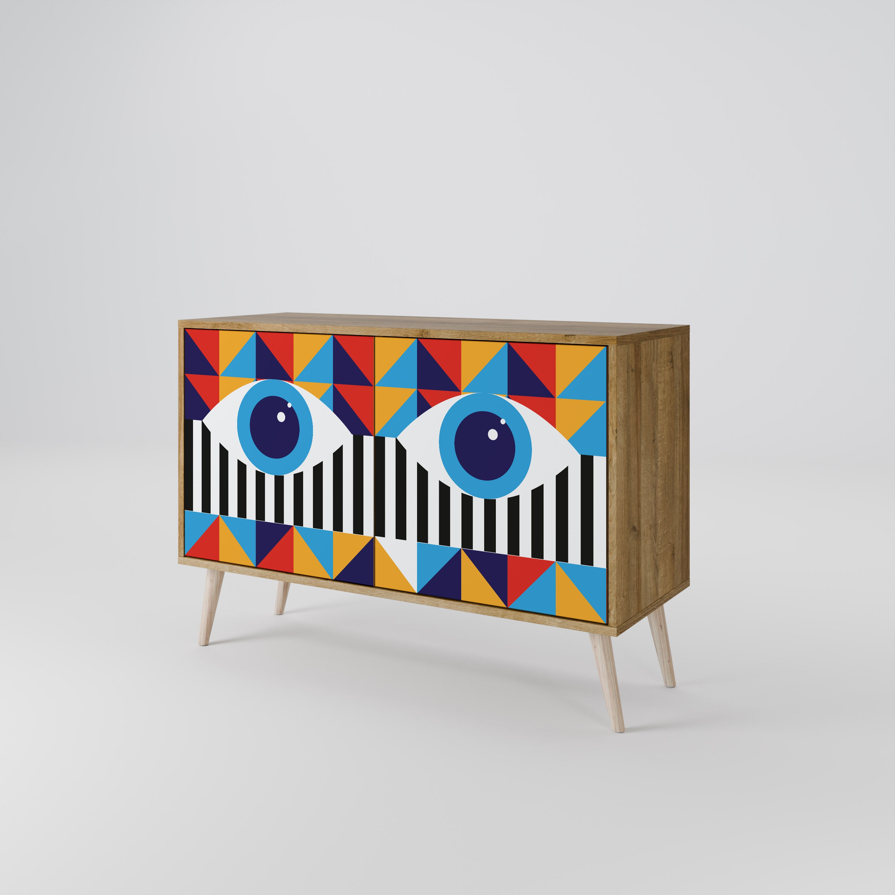 ABSTRACTION AND GEOMETRY 2-Door Sideboard