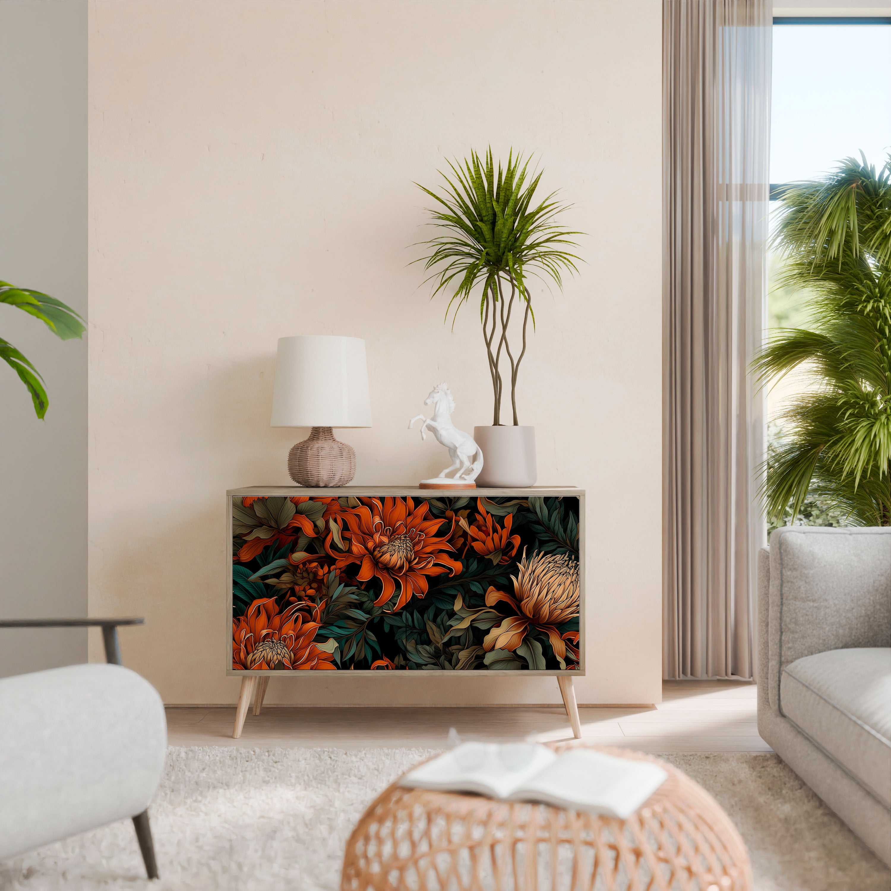 DAWN BLOOM 2-Door Sideboard