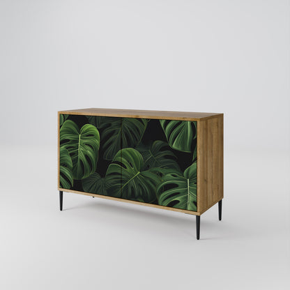 INFINITE MONSTERA Dvoudveřová komoda