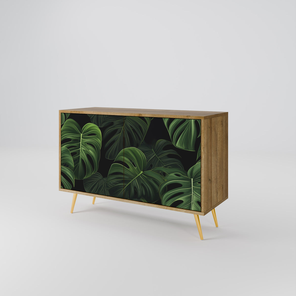 INFINITE MONSTERA Dvoudveřová komoda