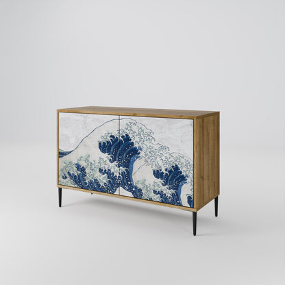 THE GREAT WAVE AT KANAGAWA Dvoudveřová komoda